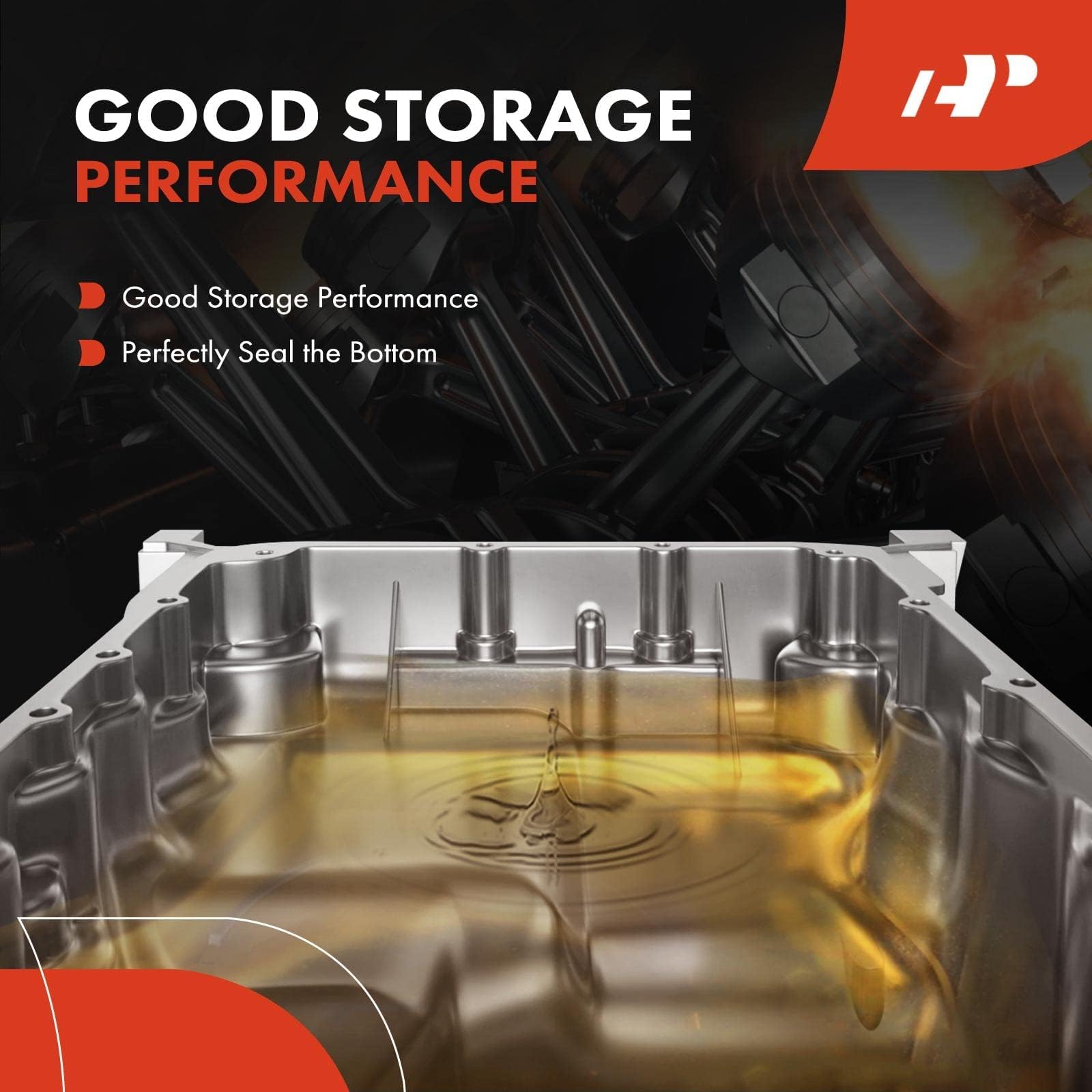 A-Premium Transmission Oil Pan with Drain Plug & Gasket Compatible with 4T40-E 4T45-E Transmission & Chevy Cavalier Cobalt HHR M