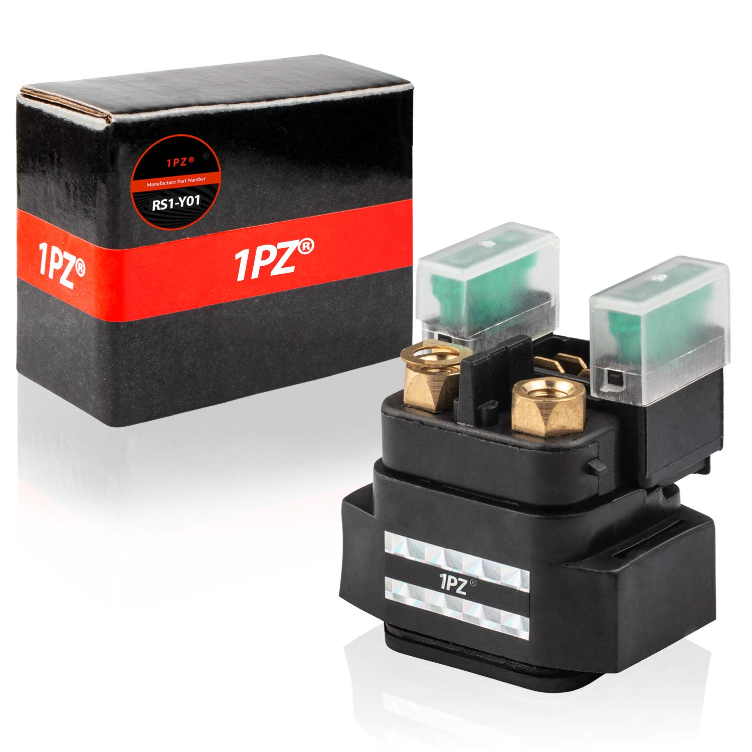 1PZ RS1-Y01 Starter Solenoid Relay Replacement for Yamaha Grizzly 350 400 450 660 2002-2014 Kodiak Big Bear 400 2000-2012 4SV-81