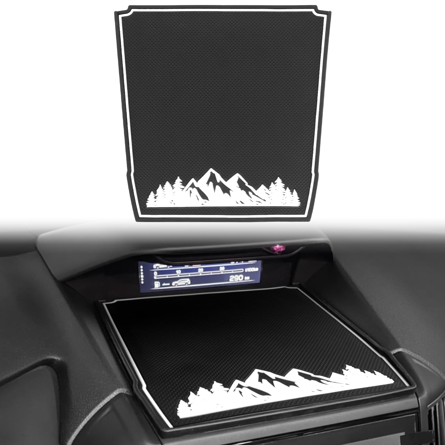 MOCHENT Dashboard Mats for Subaru Crosstrek Accessories 2023-2018, Forester 2019-2024, Impreza 2018-2023, Interior Non-Slip Dash