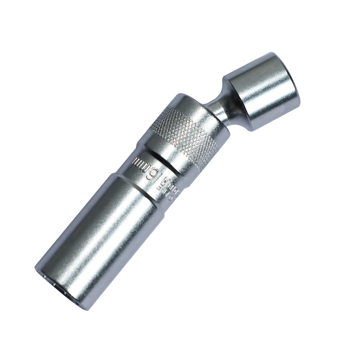16Mm Magnetic Thin Wall Spark Plug Socket Universal Joint 3/8-Inch Drive Swivel Socket Removal Tool 12Pt 96L (16Mm) Compatible W