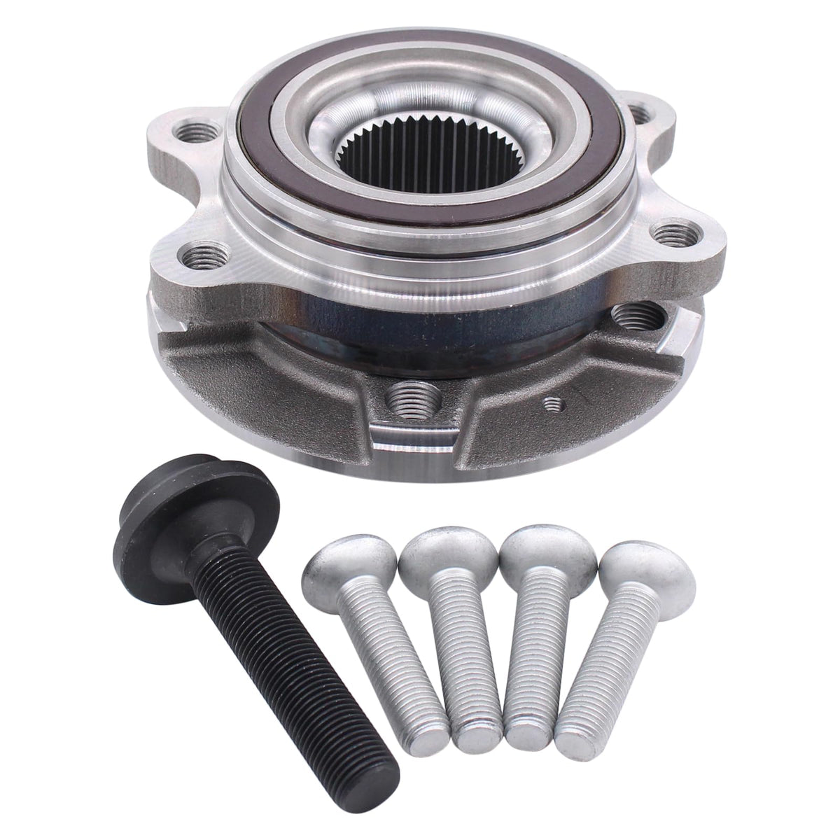 NewYall Front Left or Right Wheel Bearing and Hub Assembly with Bolts for Audi A4 A5 A6 A7 A8 S5 allroad Q5 RS5 S6 S7 S8