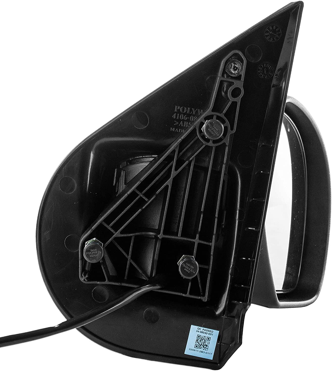 Dependable Direct Right Passenger Heated Folding Power Operated Side Door Mirror Fits 07-13 Chevy Suburban, GMC Yukon - Fits 07-