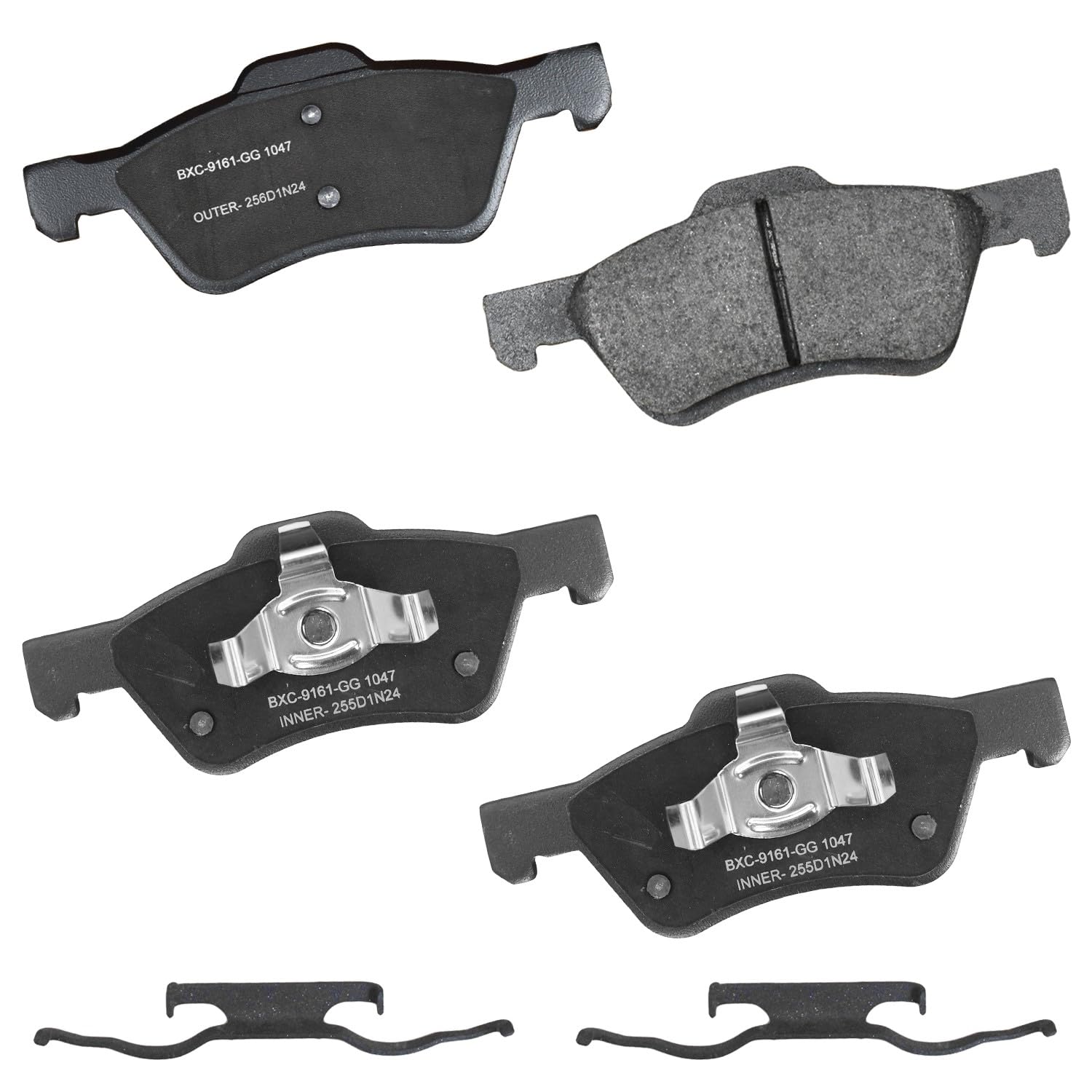 Bendix Premium Sbc1047 Ceramic Front Brake Pads For Ford Escape 2011-2005, Mazda Tribute 2006-2005, Tribute 2011-2008, Mercury Mariner 2011-2005