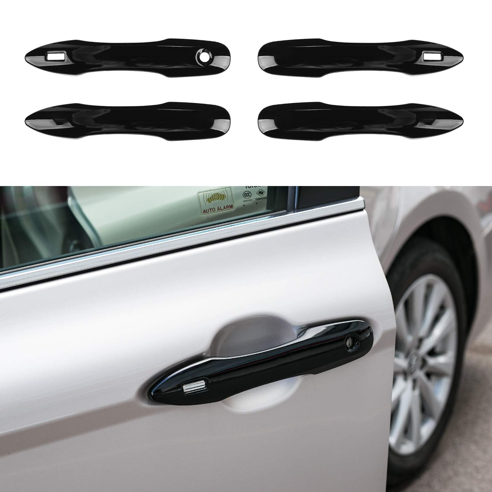 CKE for Toyota Camry 2025 2024 2023-2018 for Toyota Corolla Avalon 2024-2019 Accessories Exterior Door Handle Cover Trims with 2