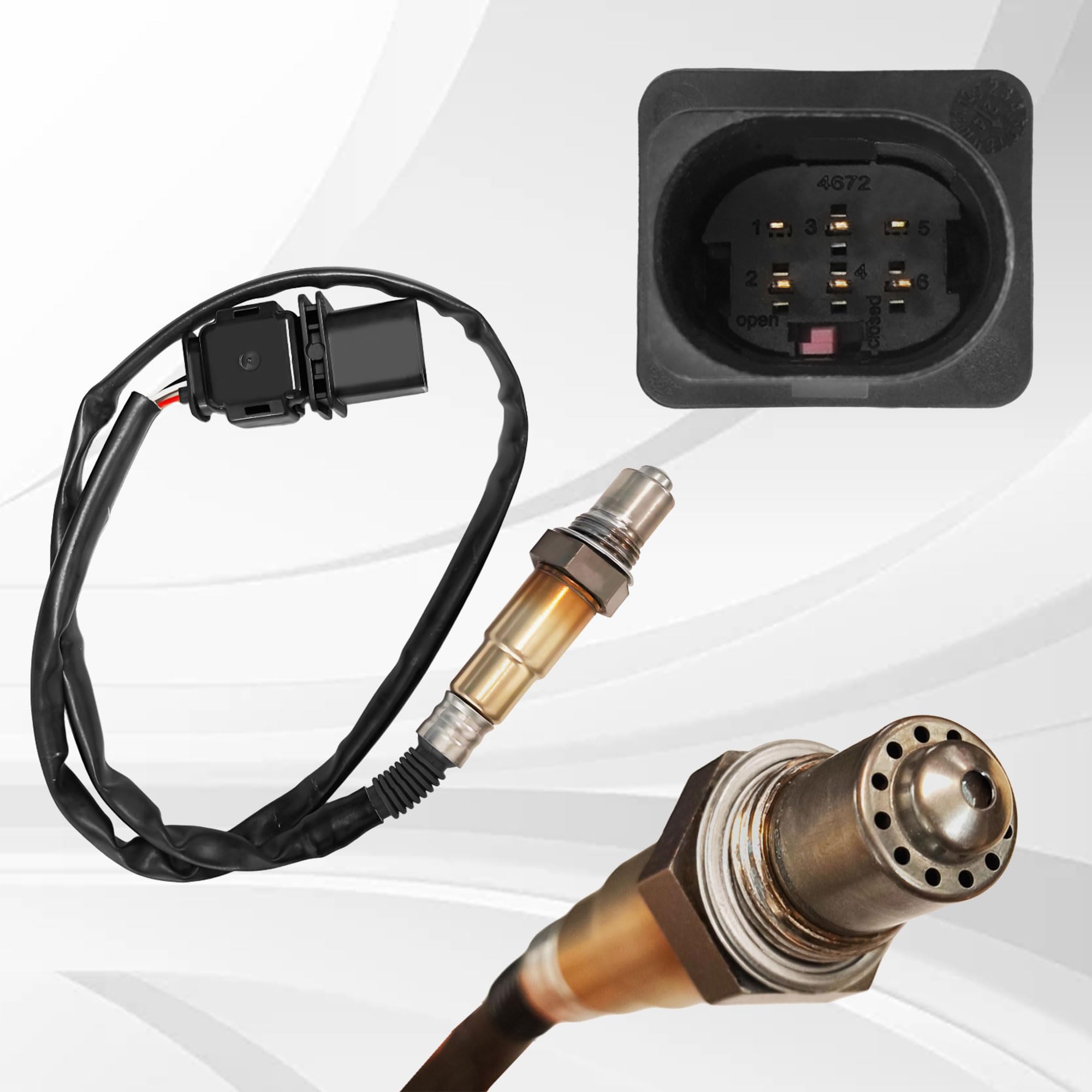 234-4568 234-5055 Upstream Downstream O2 Sensor Replacement O2 Oxygen Sensor Compatible with Hyundai Accent Veloster 1.6L 2012-2