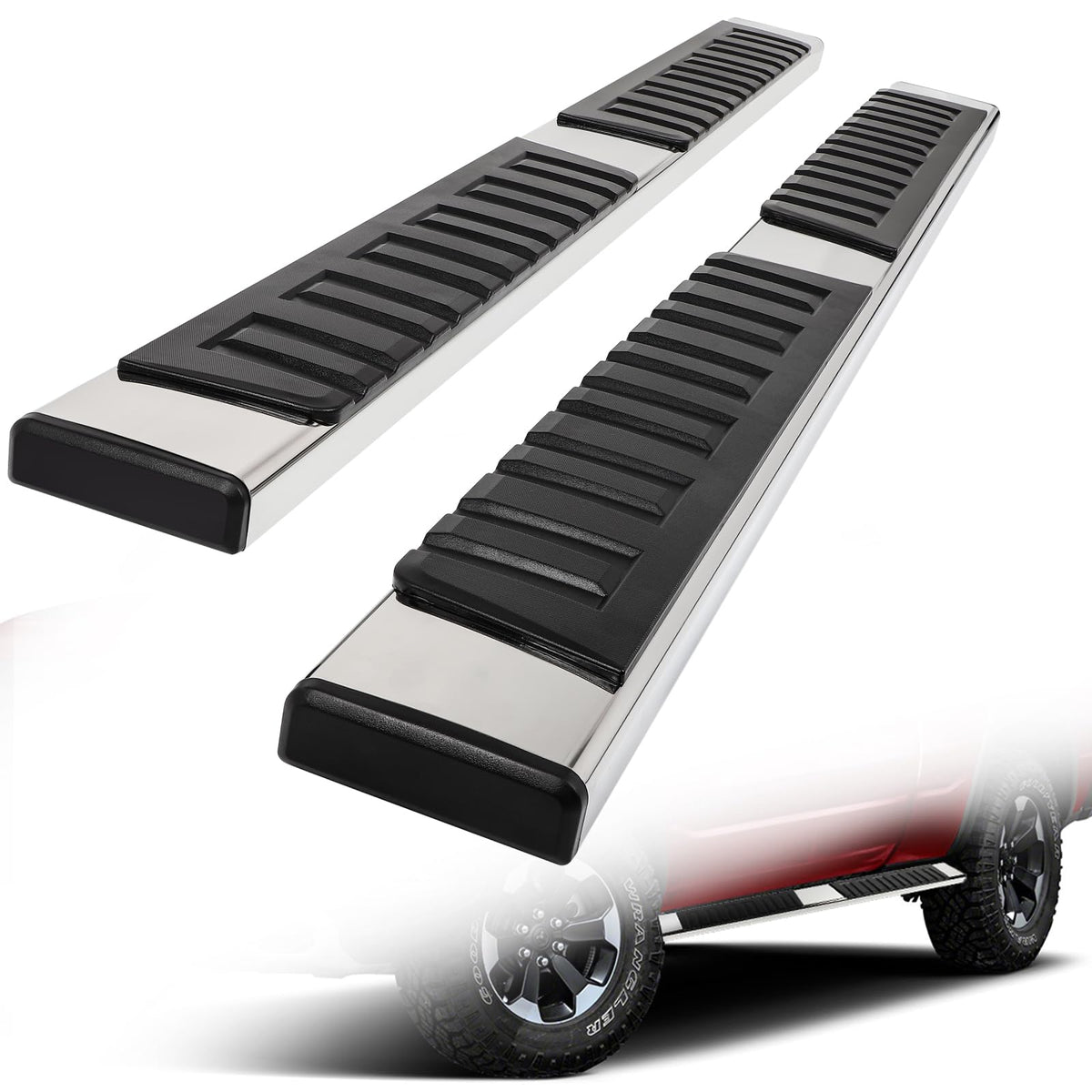 Scitoo 6 Inches Nerf Bar Running Boards Fit For 2019-2023 For Ram 1500 Crew Cab WBCARB0CCYHHTT8