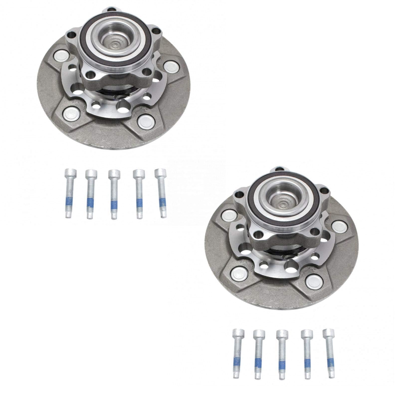 Trq Front Wheel Hub Bearings Assembly Set Compatible With 2015-2019 Ford Transit-150 Transit-250 Transit-350 Transit-350 Hd