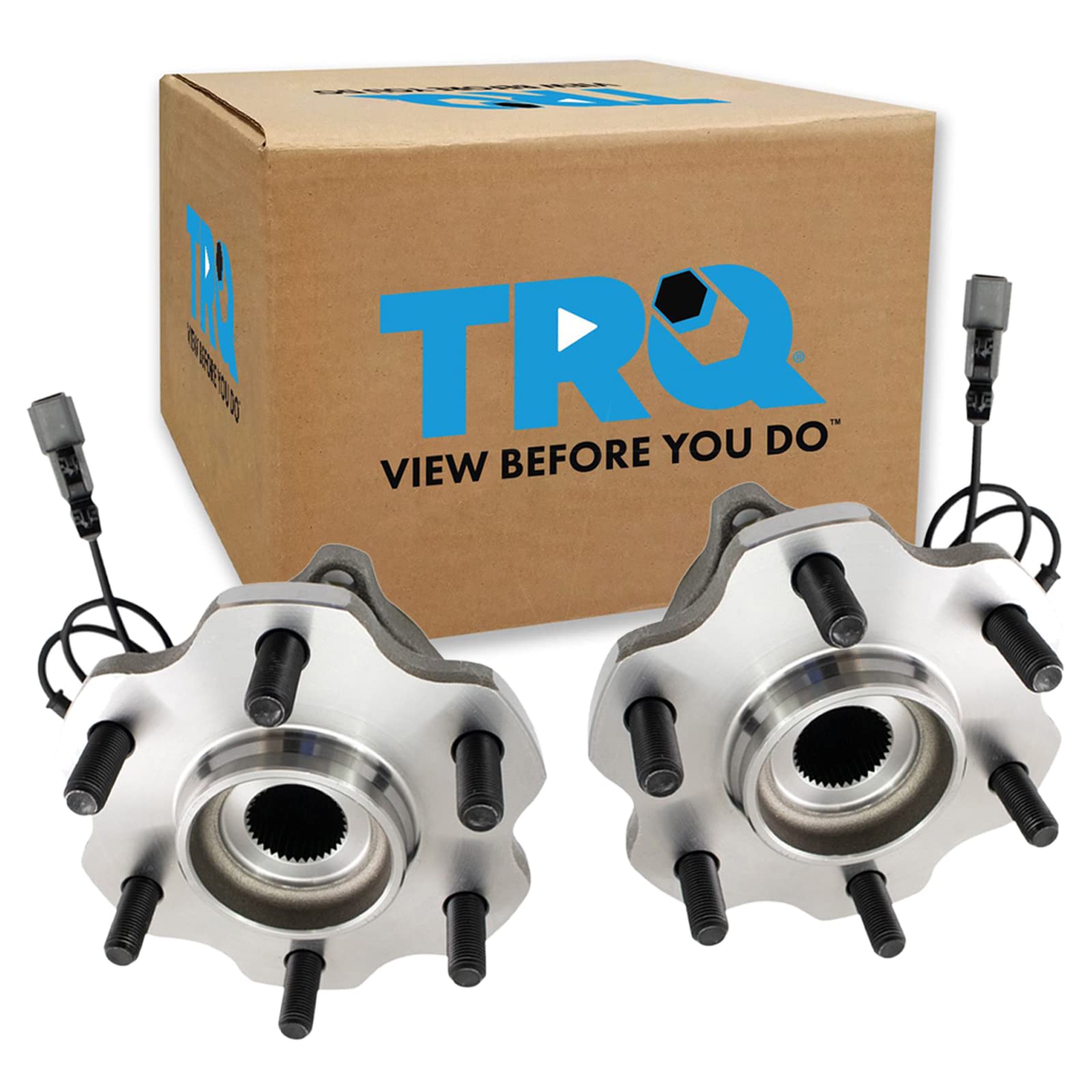 Trq Rear Wheel Hub Bearings Assembly Set Compatible With 2011-2013 Infiniti Qx56 2014-2022 Qx80 2017-2022 Nissan Armada