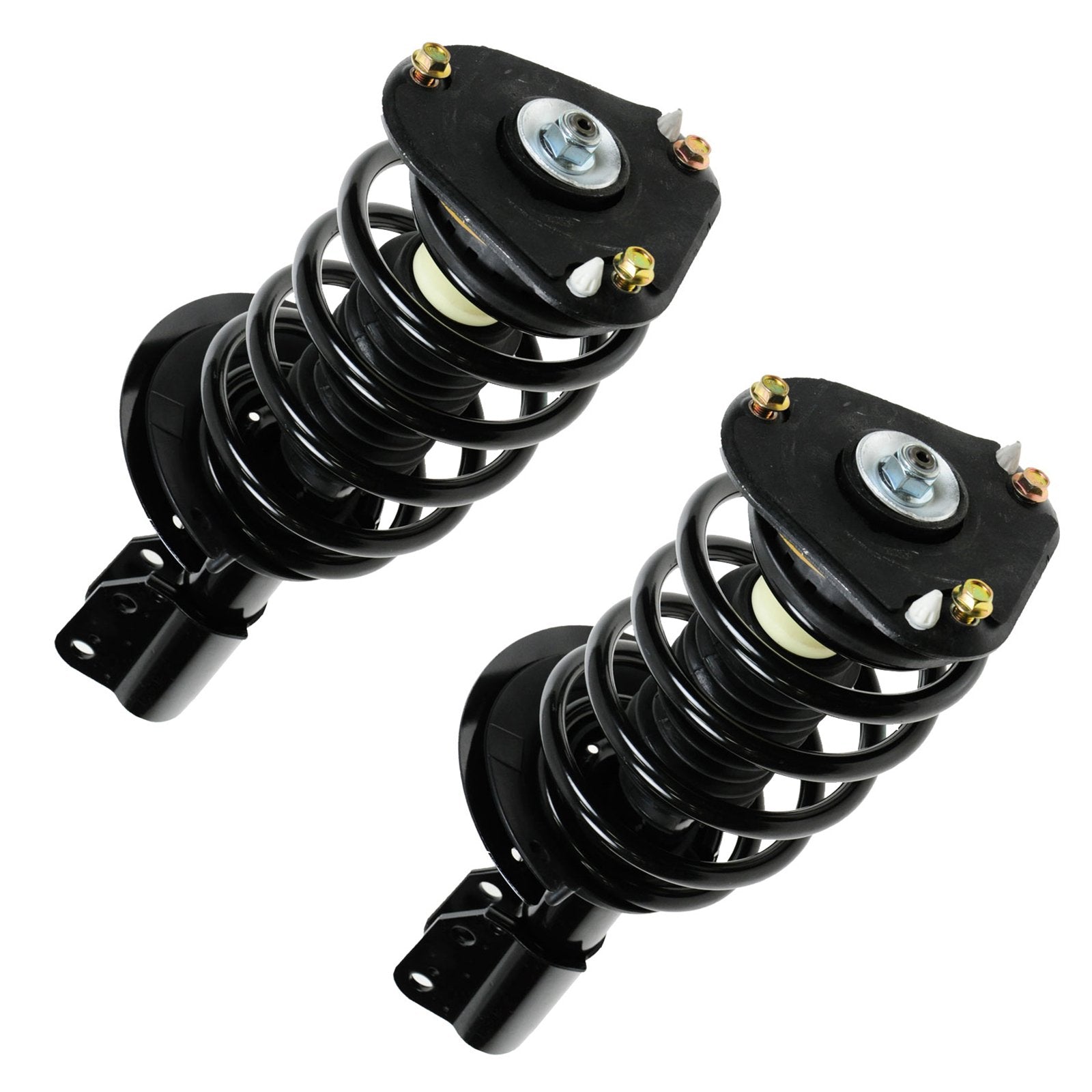 Trq Front Strut & Coil Spring Assembly Set Driver & Passenger Sides Compatible With 98-05 Buick Park Avenue 98-99 Riviera