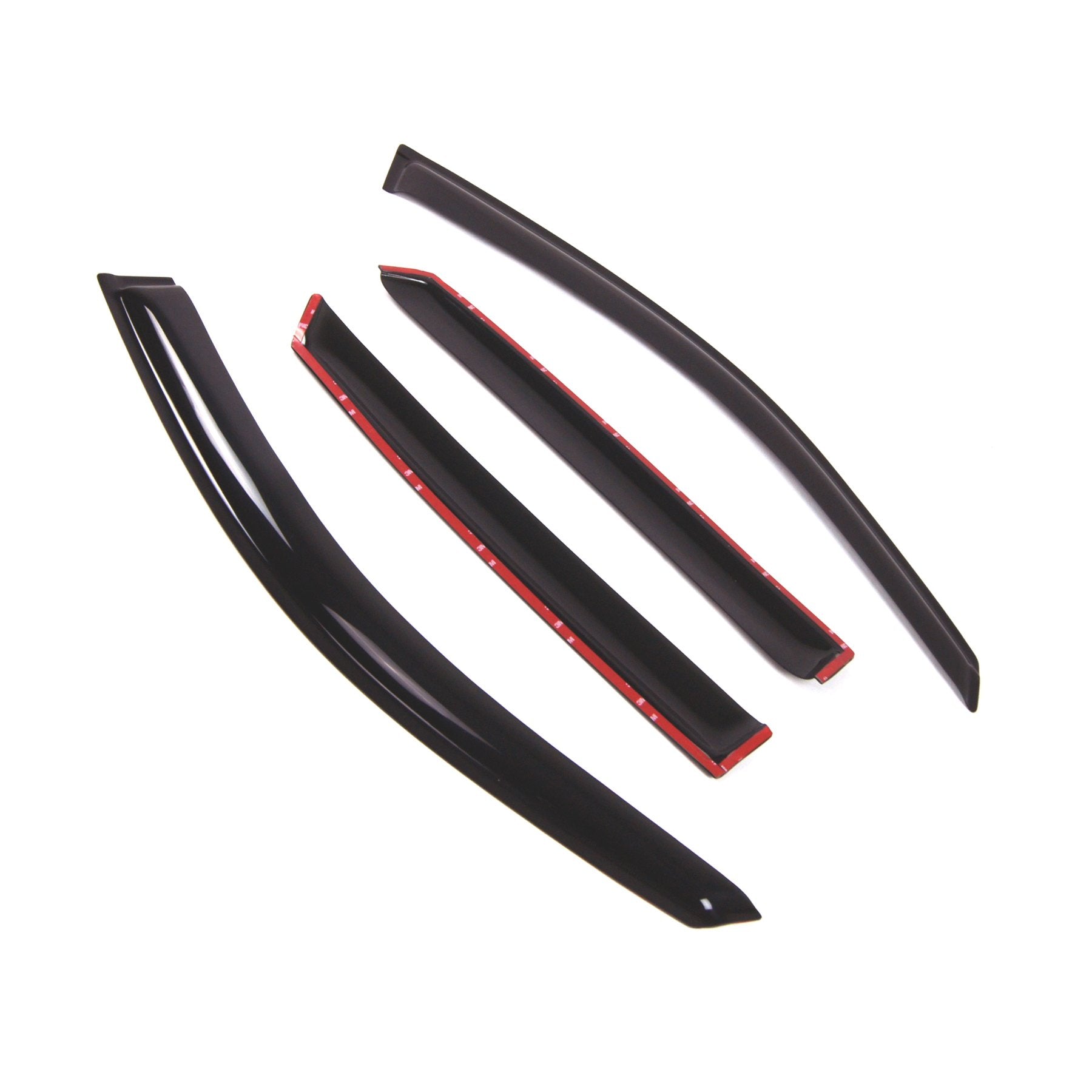 Tuningpros Outside Mount Window Vent Visors Rain Guards Compatible With Infiniti Fx35 Fx45 2003-2013 | Side Window Wind Deflecto