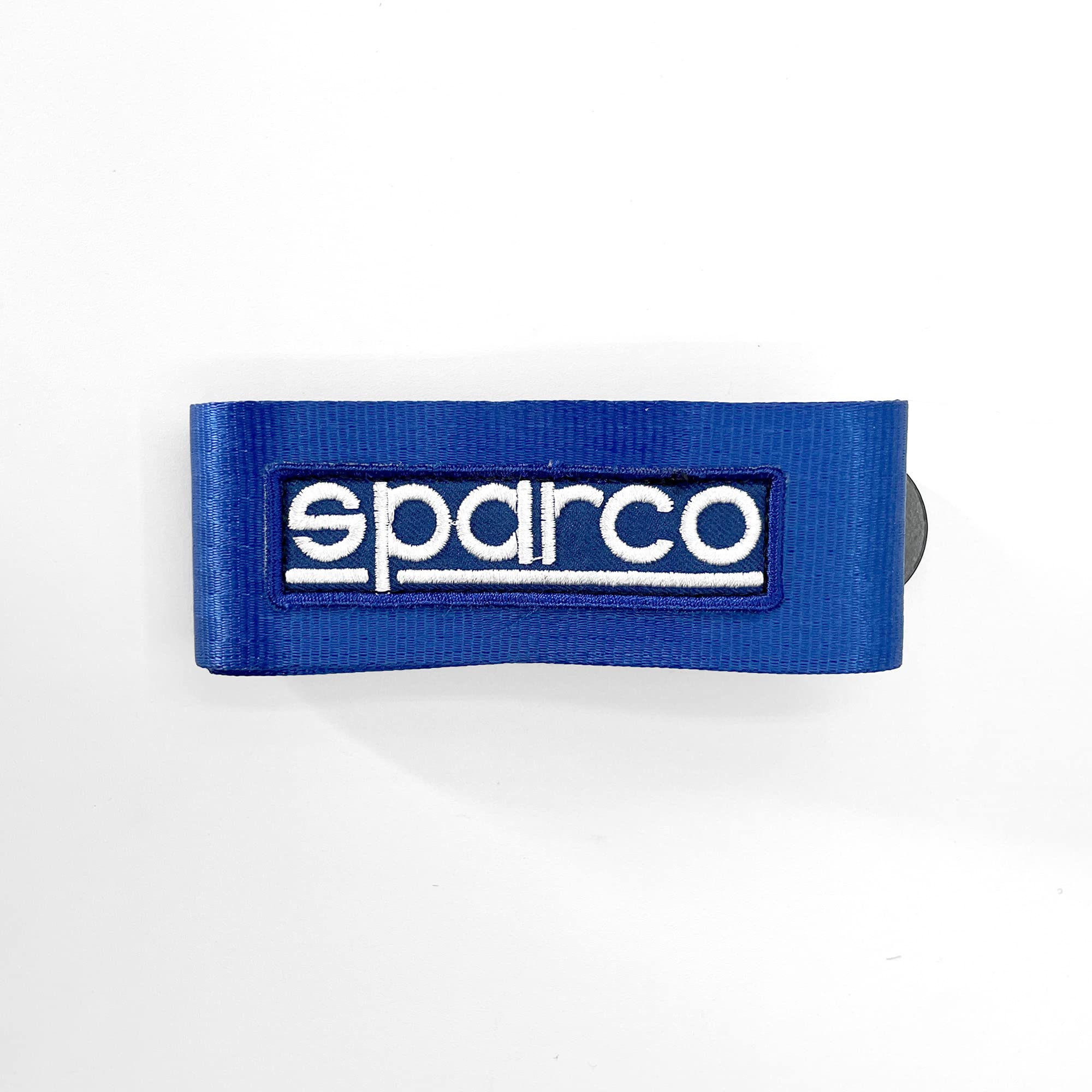Sparco 01638Az Performance Towing-Hook-Ribbon - Blue - Max. 2000Kg - 16Mm Hole