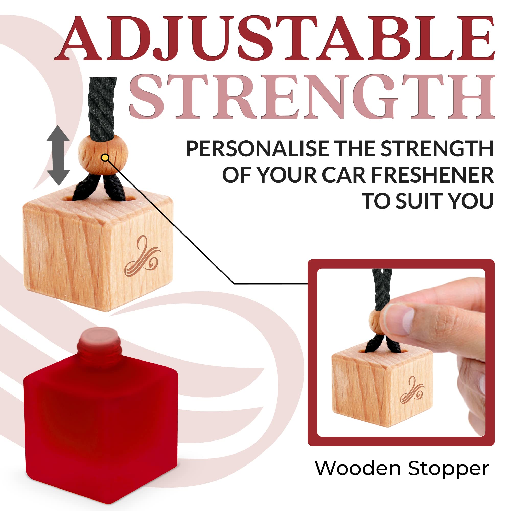 Black Opium Car Air Freshener For Women | Perfume Style Car Scents Air Freshener With Vent Clip | Strong Car Perfume Air Freshen