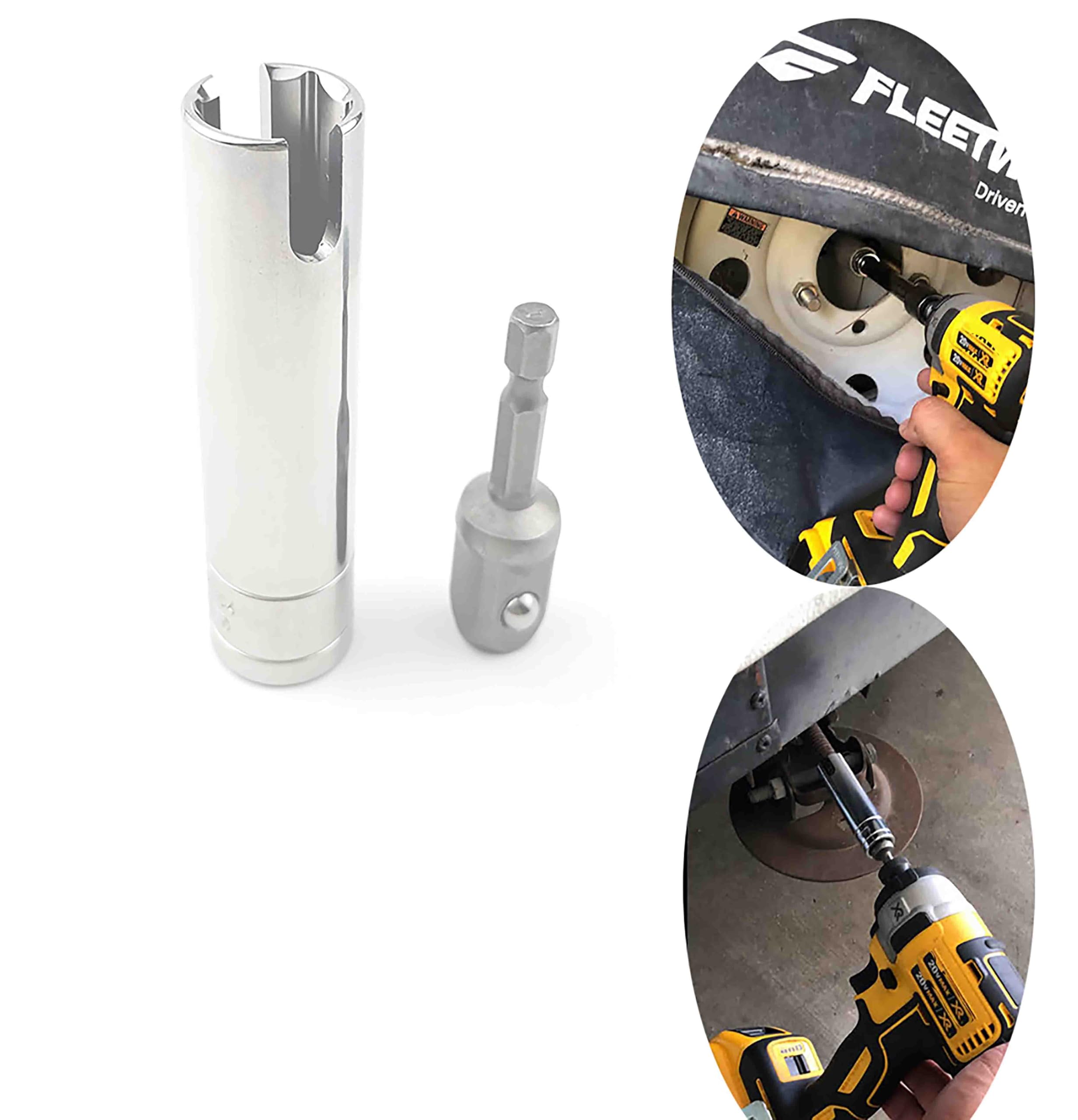 Generic Fits Coleman Fleetwood POP UP Camper Crank Handle Replacement 3/8 Socket, Chrome, RCKIM00146