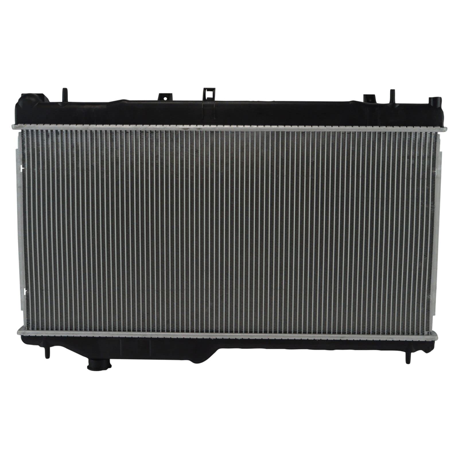 Trq Radiator Assembly Aluminum Core Compatible With 16-17 Subaru Crosstrek 09-13 Forester 08-14 Impreza 13-15 Xv Crosstrek Cu130