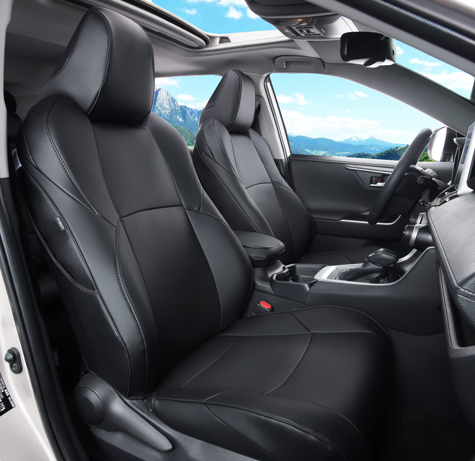 Luluda Custom Fit Car Seat Covers For Toyota Rav4 Adventure And Trd-Off Road 2019 2020 2021 2022 2023 2024 2025 With Waterproof