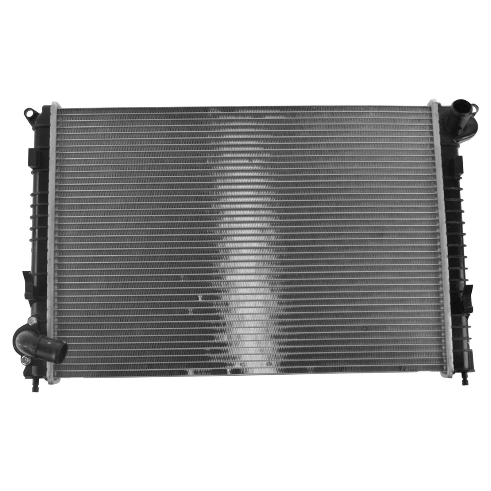 Trq Radiator Assembly Aluminum Core Compatible With 02-06 Mini Cooper Cu2747 Mc3010101