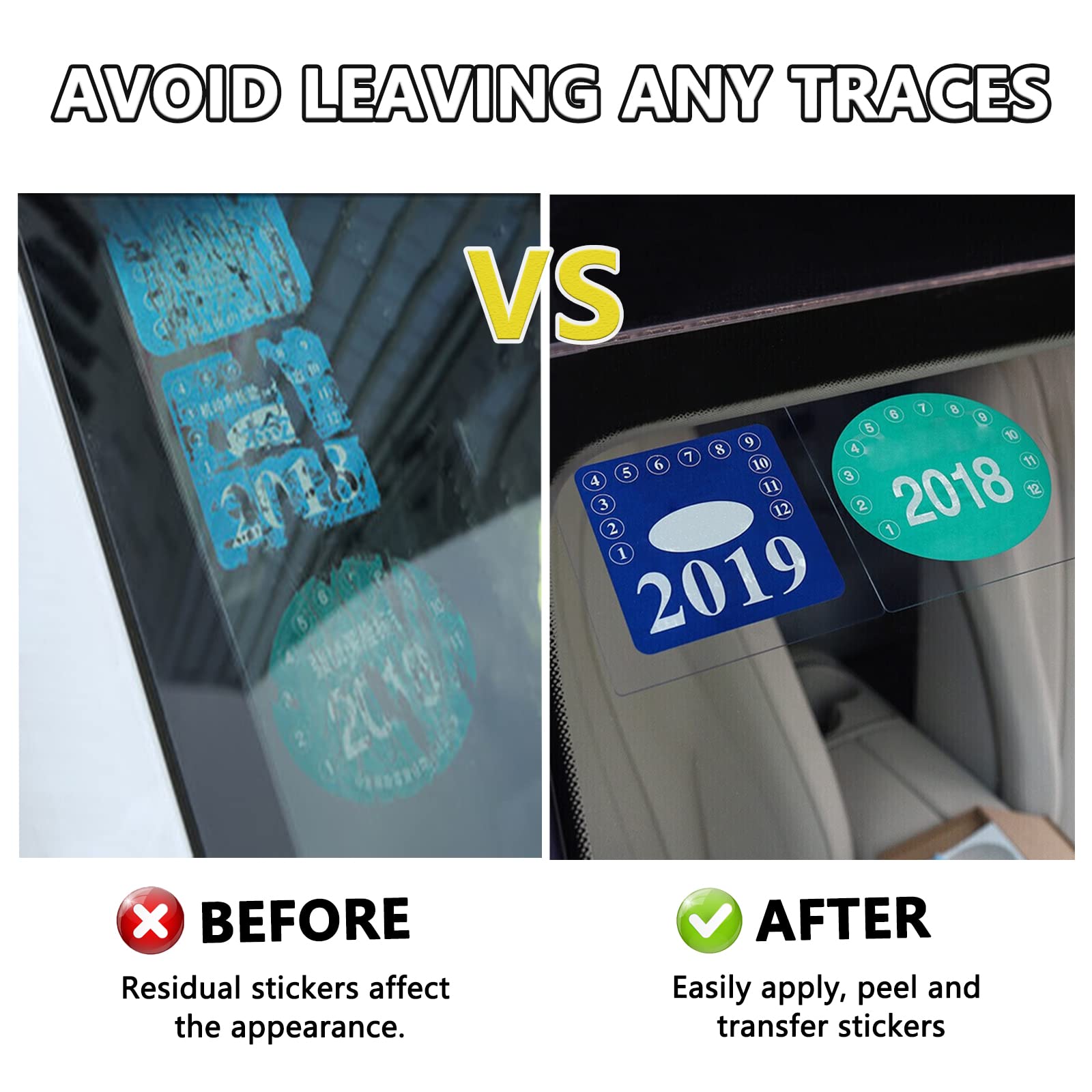 Car Window Clings, Car Windshield Sticker Applicator Windshield Sticker Cling Film Clear Window Static Cling Film Decals For Car