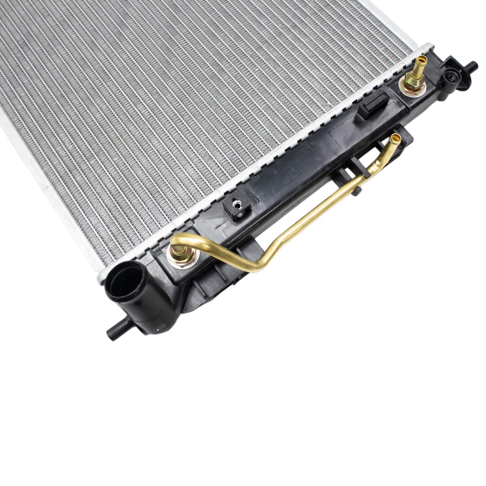 Trq Radiator Assembly Aluminum Core Compatible With 14-16 Hyundai Elantra 14 Elantra Coupe 16-17 Elantra Gt 15-18 Kia Forte 15-1