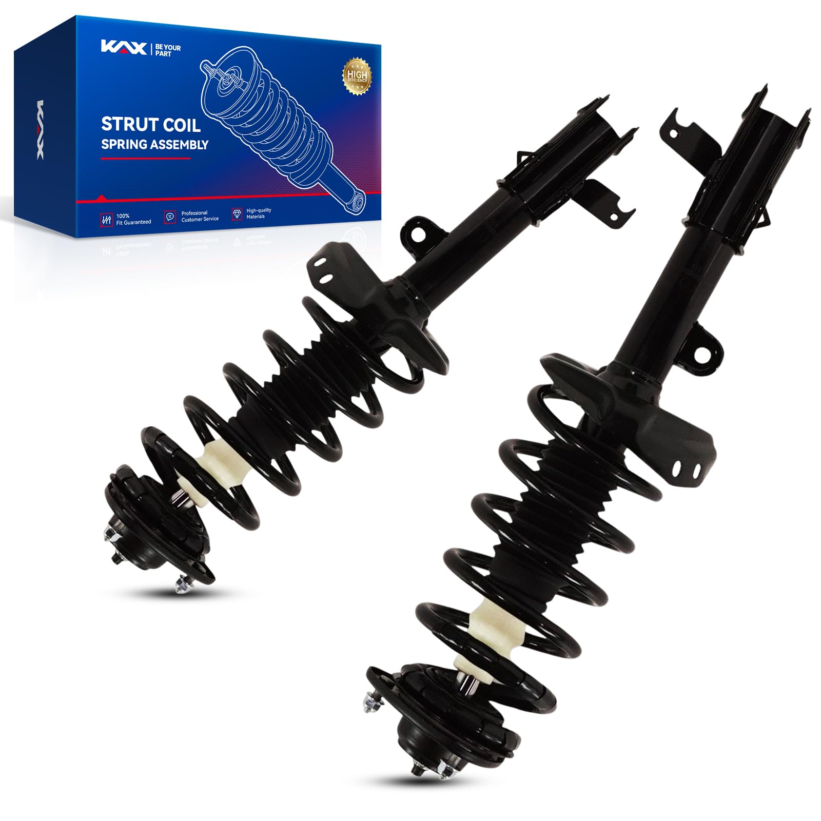 KAX Front Quick Struts for Honda Odyssey 2008 2009 2010 Front Shocks Complete Struts Assembly with Coil Spring Set of 2, Replace
