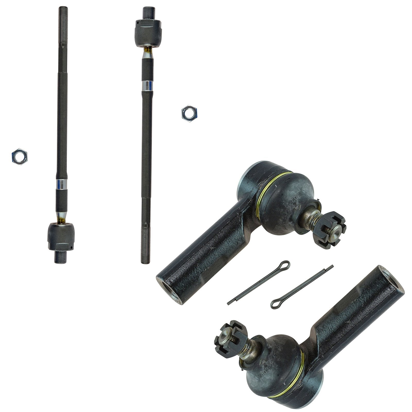 Trq Front Tie Rod Set Compatible With 2006-2013 Suzuki Grand Vitara