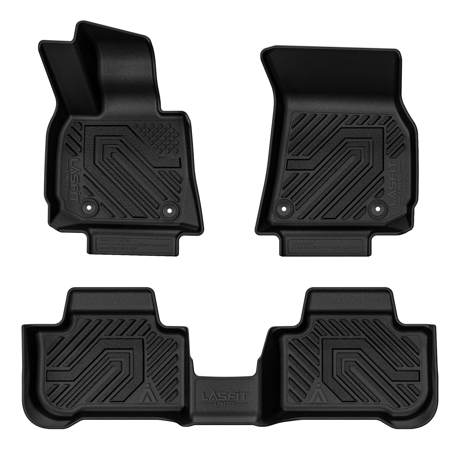 Lasfit Floor Mats Fit For Bmw X3 2025, Custom Fit Tpe All Weather Waterproof Floor Liners Front & Rear Rows Car Mats For Bmw X3