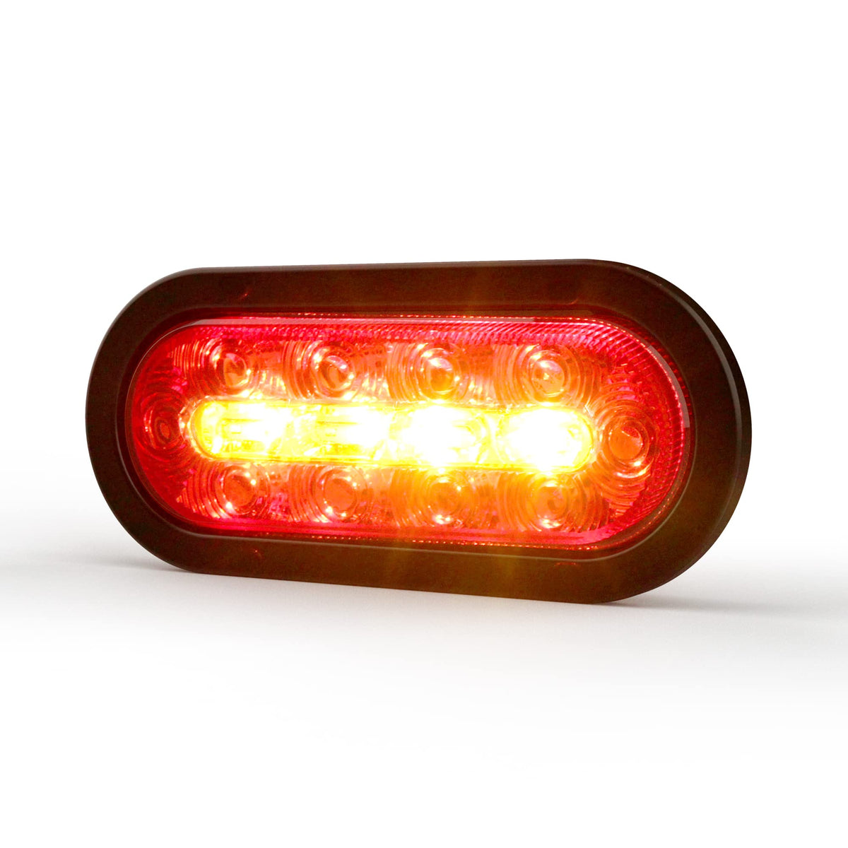 Ecco Ed3060Aw Stop-Tail-Turn-Reverse And Warning Light Combo 6'' Oval Grommet Mount (6'' Oval)