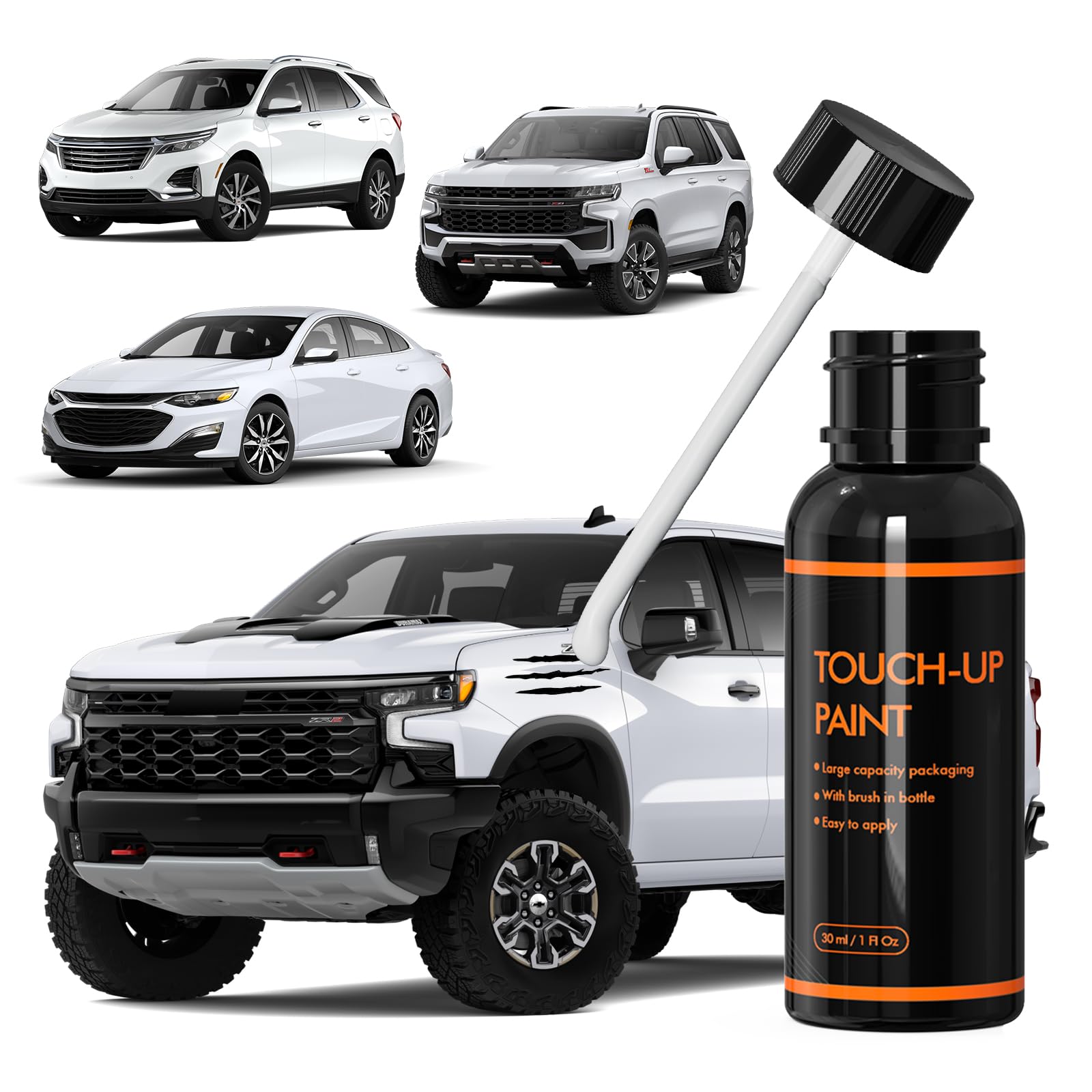 Xtryfun Wa8624/Gaz/Summit White Touch Up Paint For Chevy, Diy Car Paint Scratch Repair Kit, Automotive Paints, Quick & Easy Fix