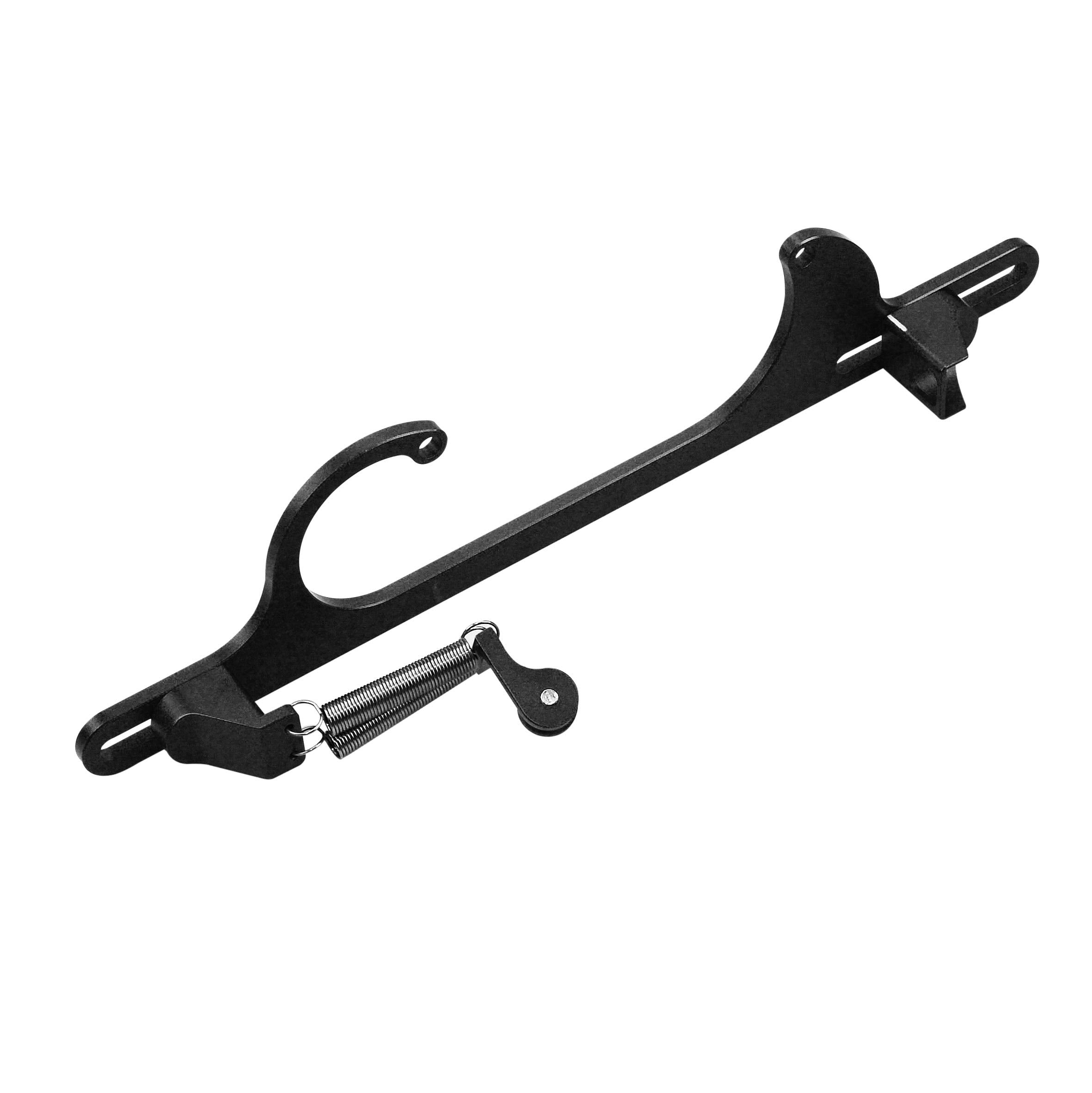 Tasan Racing Throttle Cable Bracket Holley 4150 4160 Series Adjustable Aluminum Carburetor Bracket Black