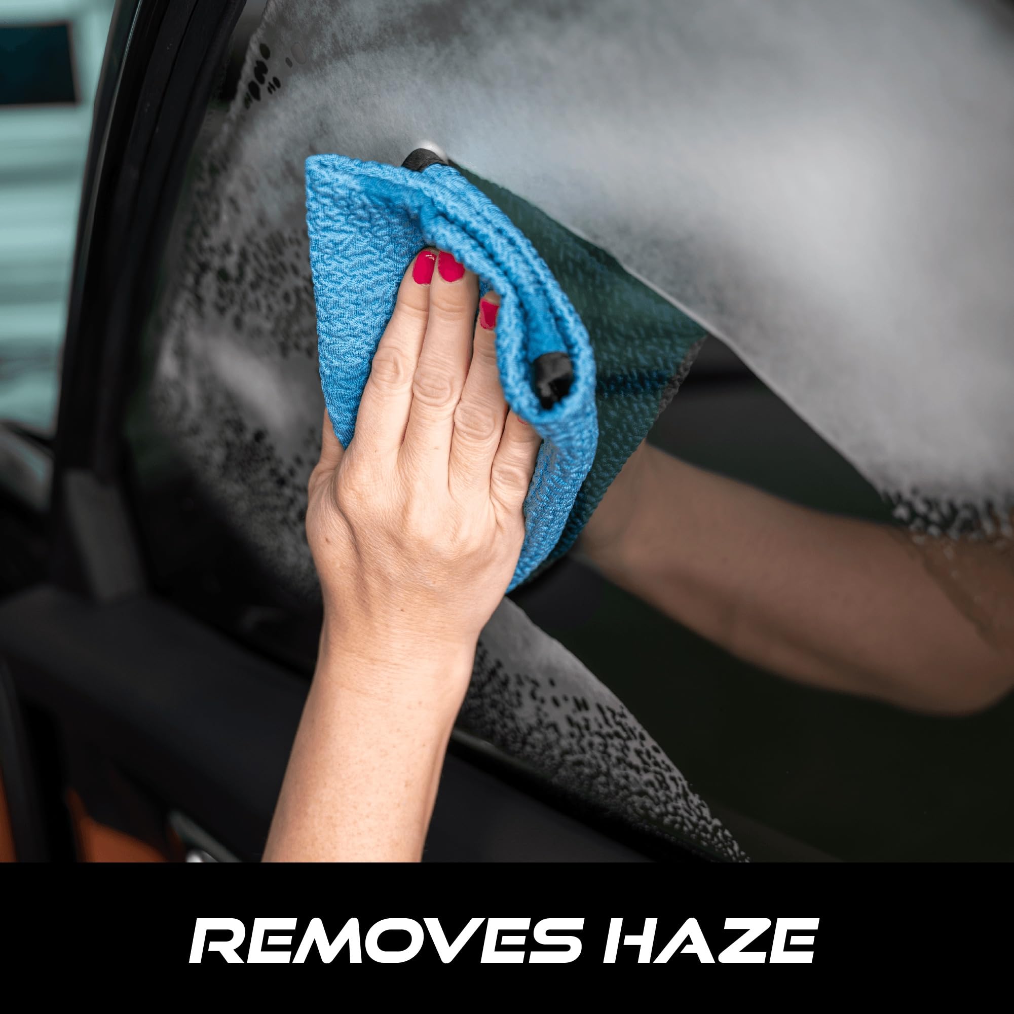 Viking Glass Microfiber Cleaning Cloth For Car And Home, Glass Towels For Mirror, And Picture Frames, And Car Detailing Kit, 16