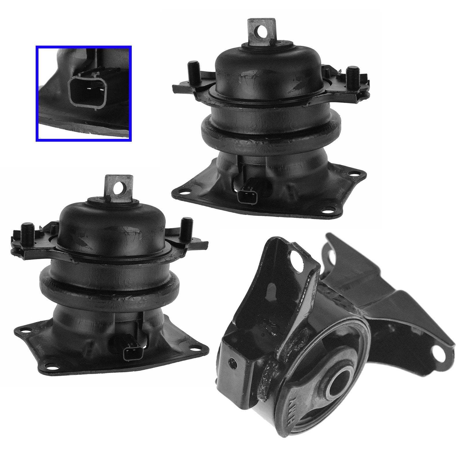 TRQ Engine Mount Set Compatible with 2005-2007 Honda Odyssey