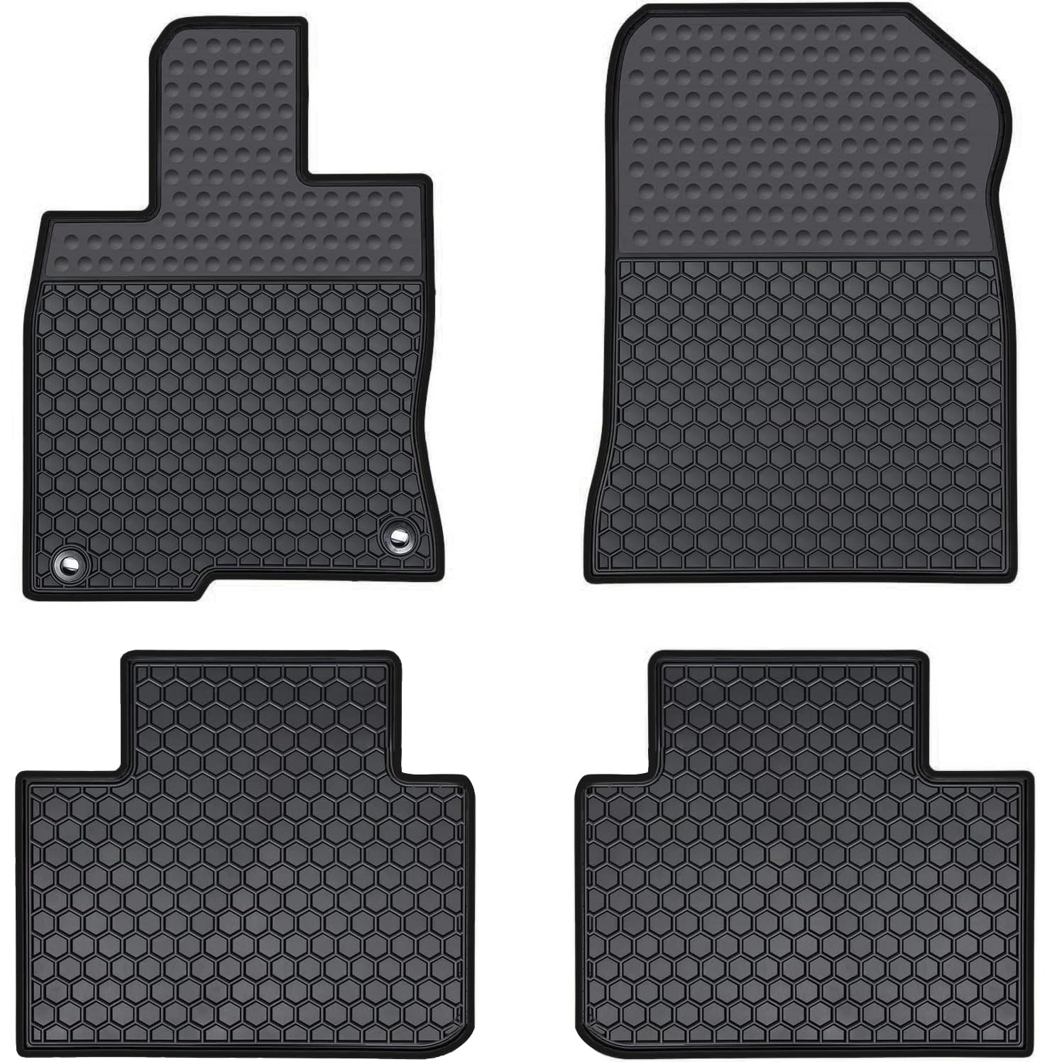 Hd-Mart Car Rubber Floor Mat For Honda Civic 11Th 2022 2023 Custom Fit Civic Sedan / Hatchback / Si Auto Floor Liners Mat Full B