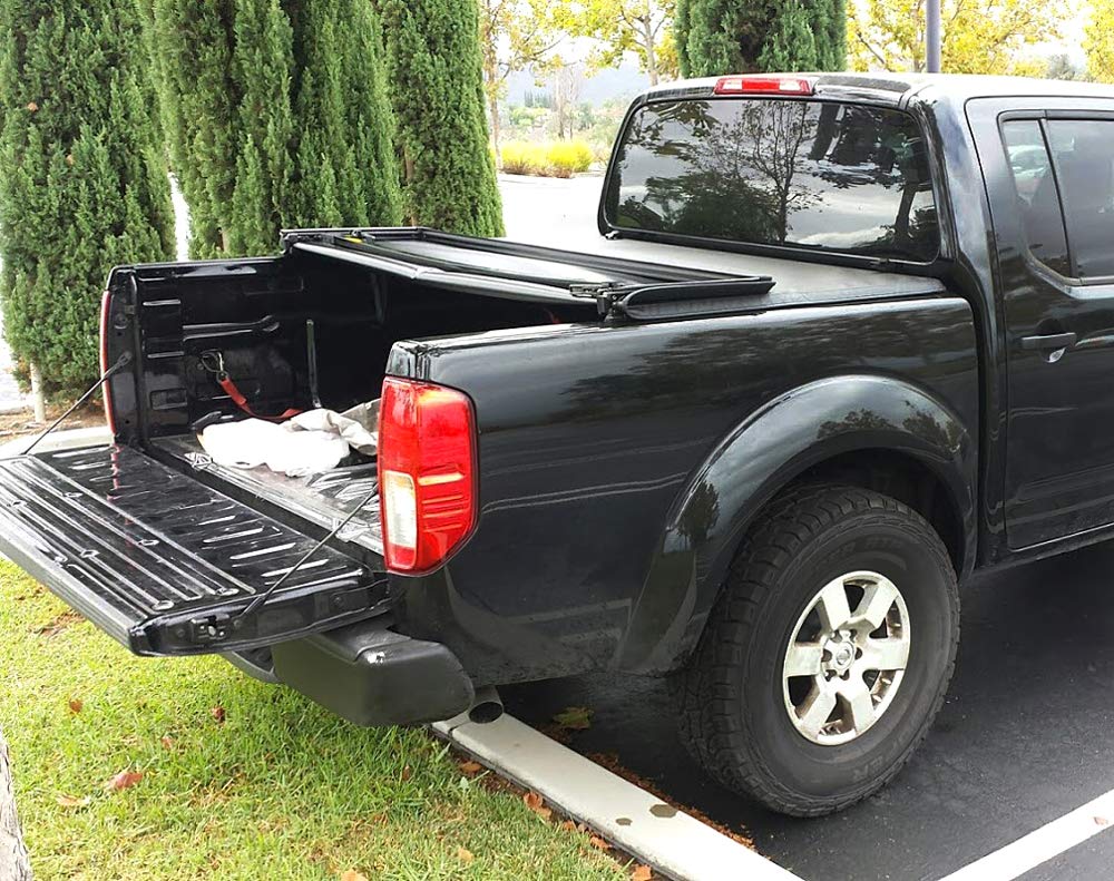 Maxmate Soft Tri-Fold Truck Bed Tonneau Cover Compatible With 2005-2021 Nissan Frontier; 2009-2012 Suzuki Equator | 5' (59'') Be