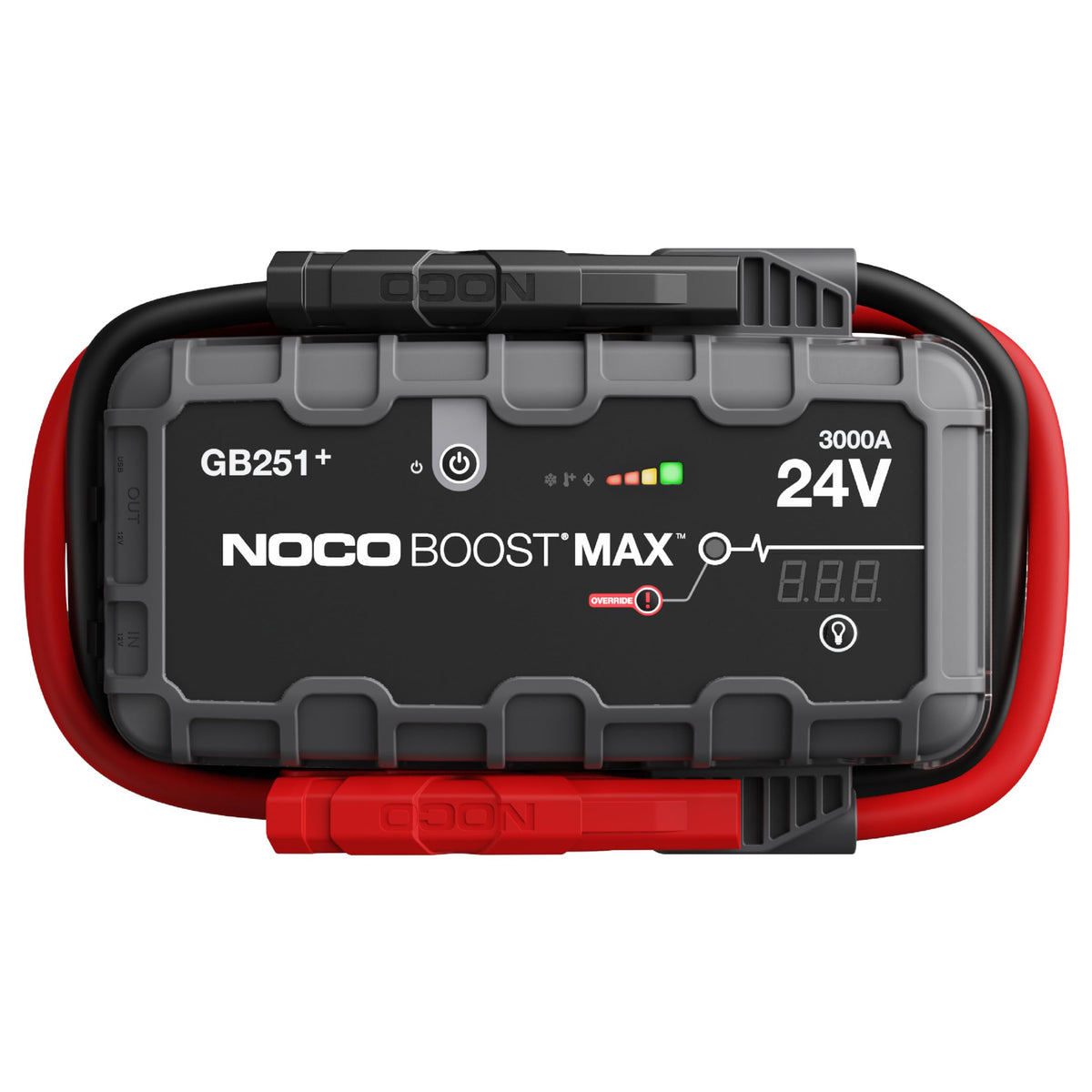 NOCO Boost Max GB251: 3000A UltraSafe Jump Starter - 24V Lithium Battery Booster Pack, Portable Jump Box, Power Bank & Jumper Ca