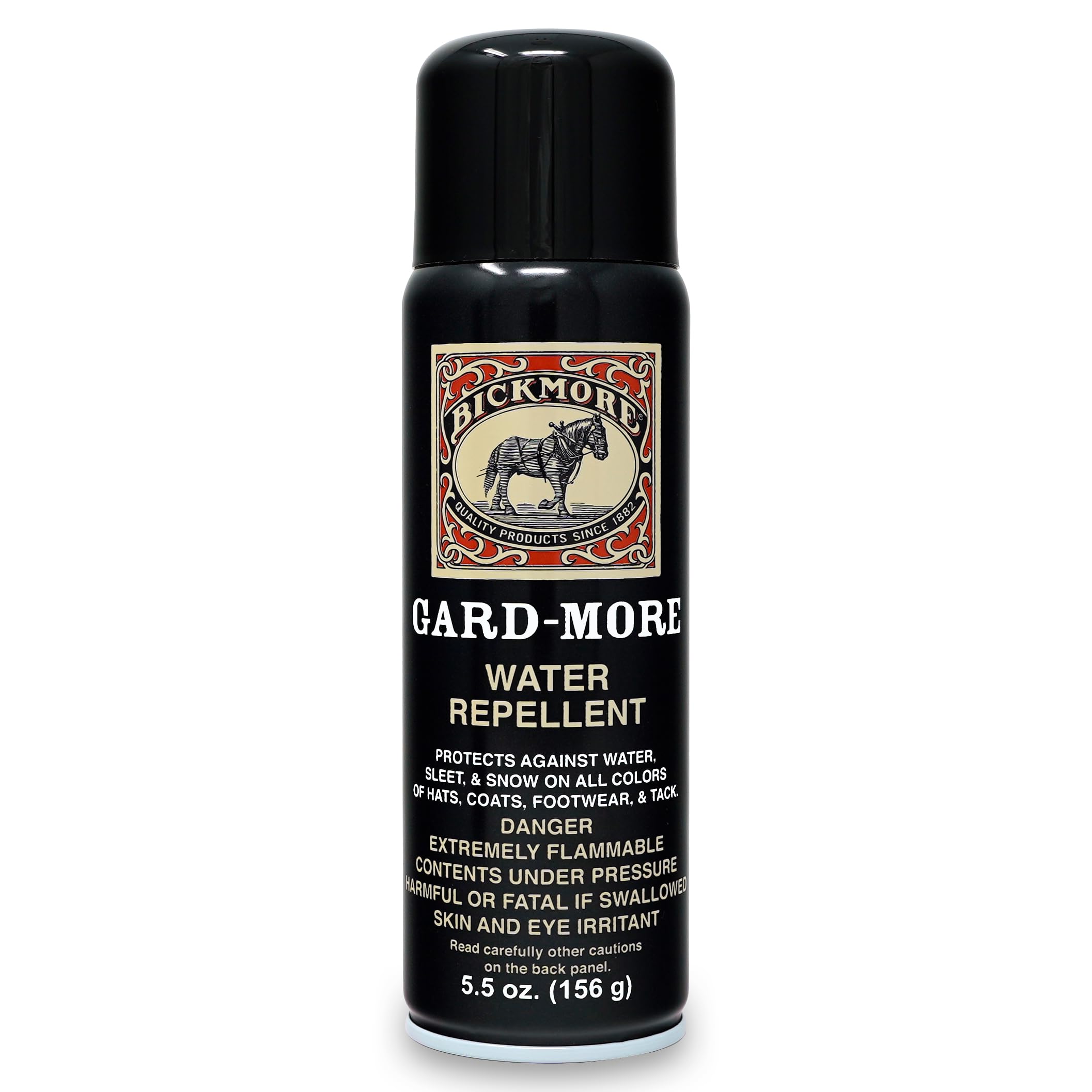 Bickmore Gard-More Water & Stain Repellent 5.5oz- Leather Protector and Suede Protector Waterproofing Spray Guard for Boots, Sho