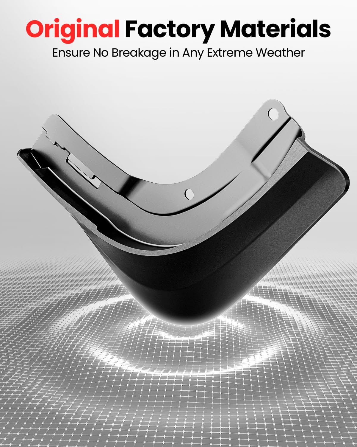 Reevaa 2025 Tesla Model Y Accessories - Mud Flaps [No Drilling Required] All-Weather Mud Guard Body Kits For Model Y 2020-2025,