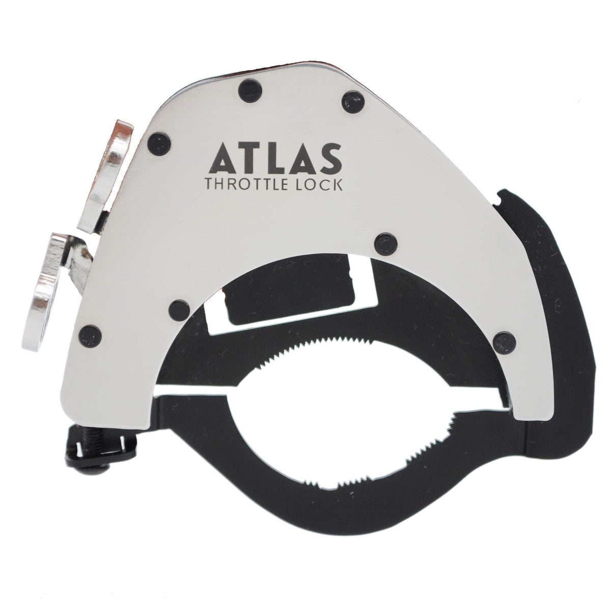 ATLAS Throttle Lock - A Motorcycle Cruise Control Throttle Assist, POLISHED (Top WBCARB07PDTNWVM