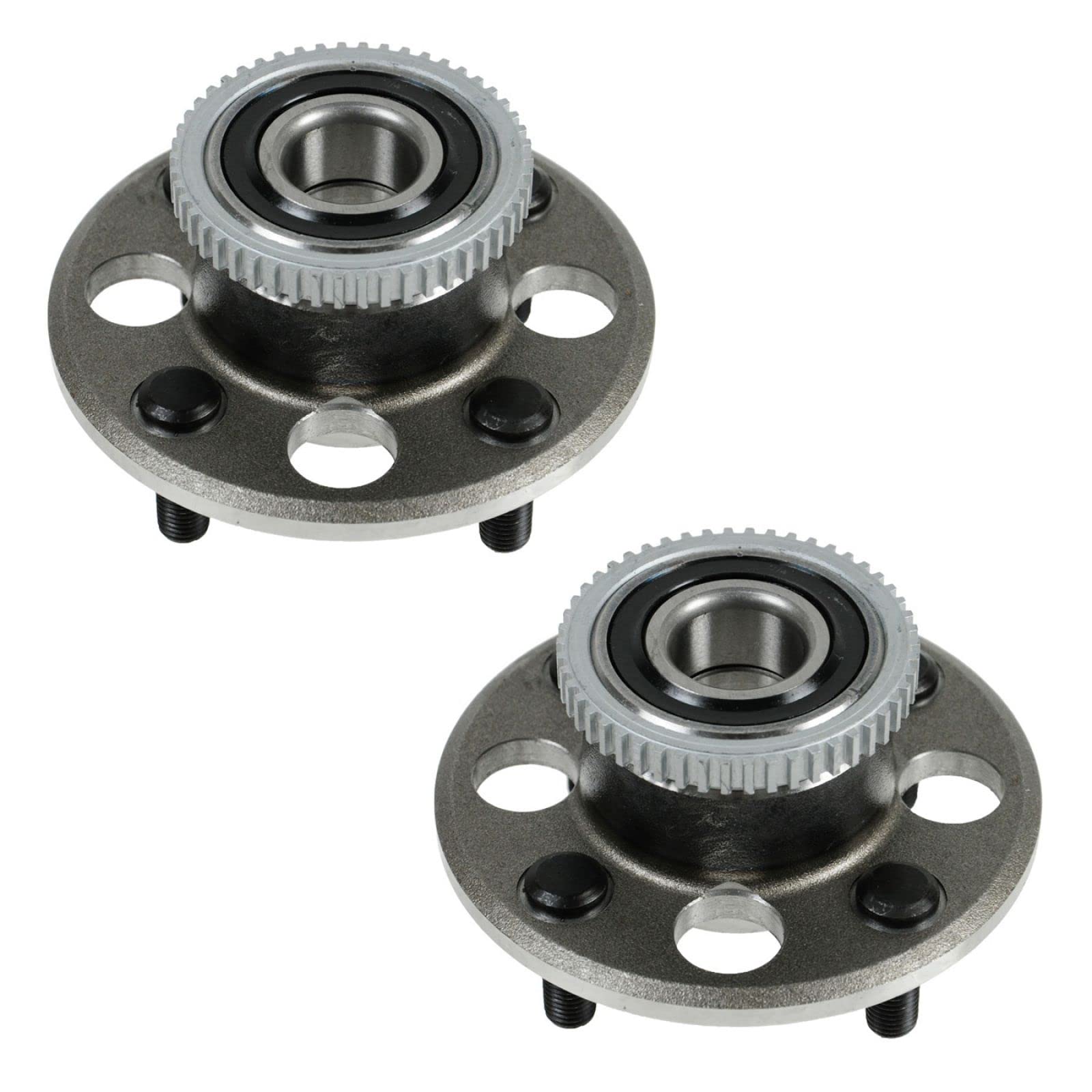Trq Rear Wheel Hub Bearings Assembly Set Compatible With 1996-2000 Honda Civic