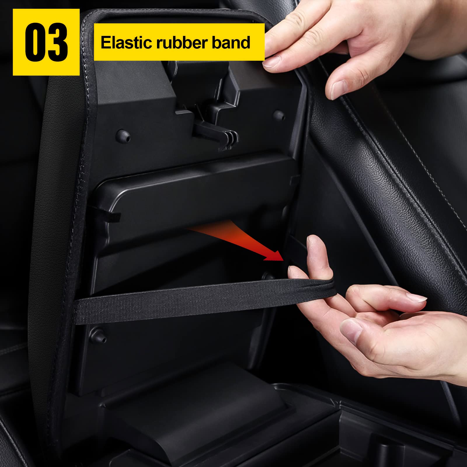 Aomsazto Armrest Console Console Covers For Ford Explorer 2011-2019 Black