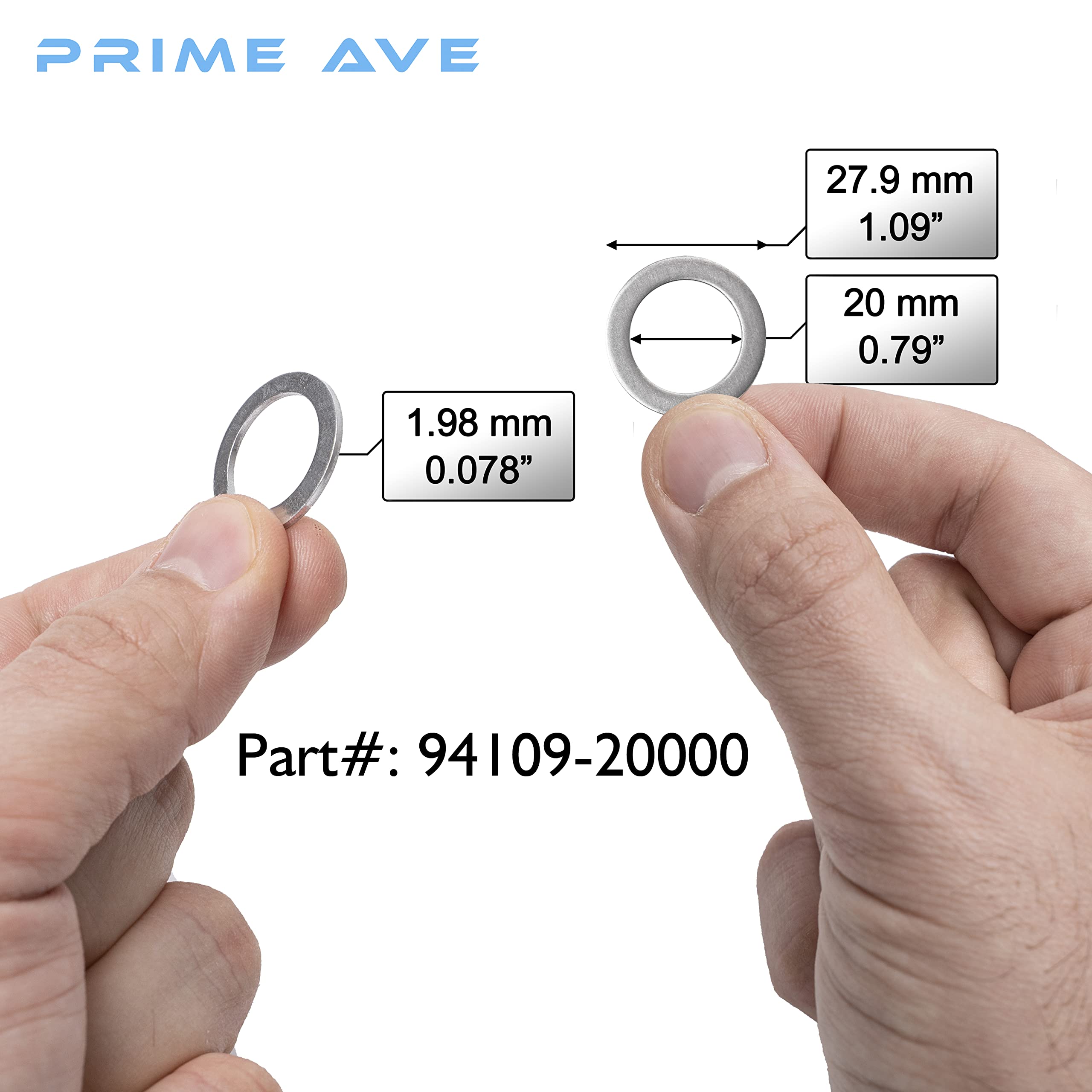 Prime Ave 5 Rear Differential And 5 Automatic Transmission Plug Washers For Leak-Proof Solid Seal - Aluminum Crush Washers Compa