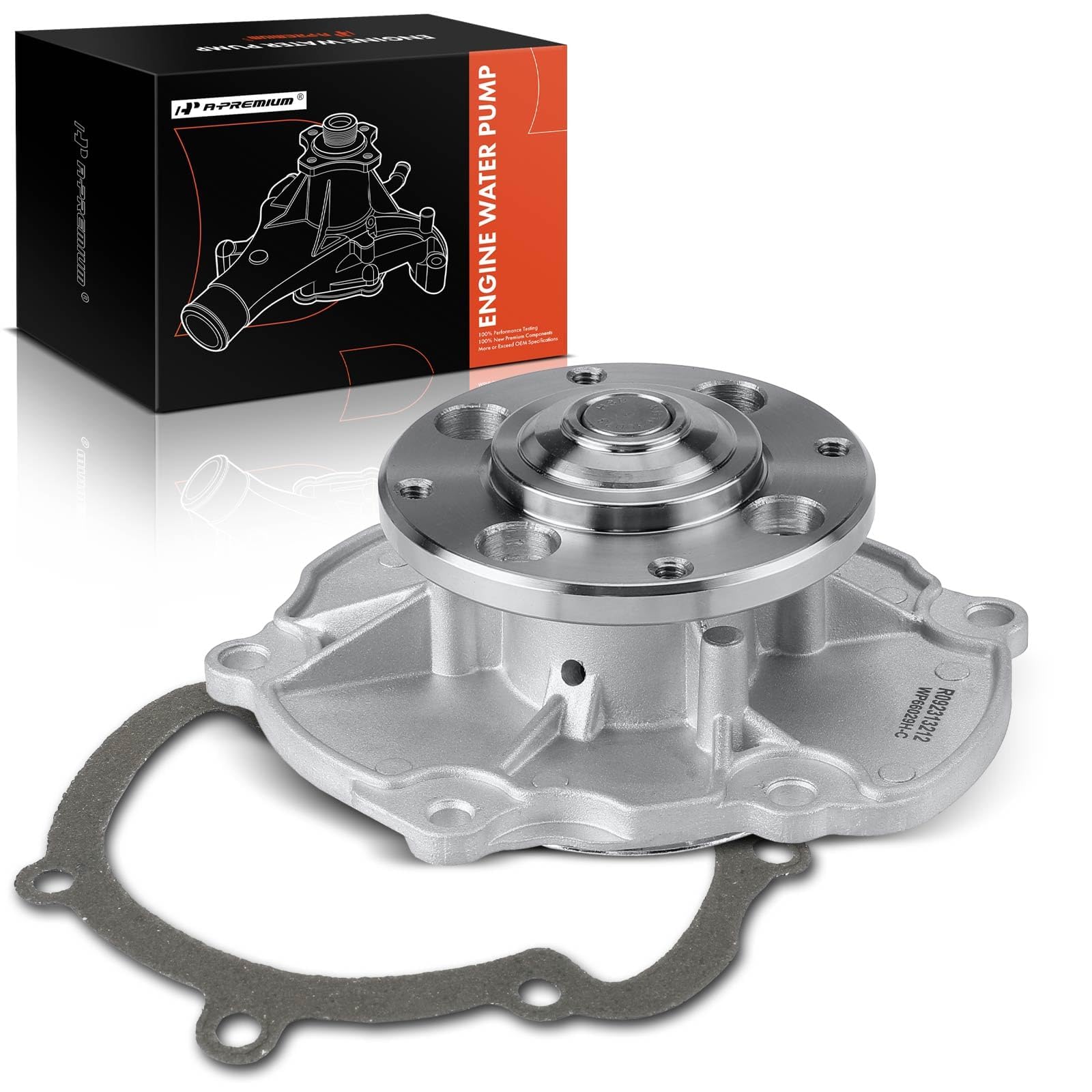 A-Premium Water Pump W/Gasket [DOHC, 6Cyl 2.8 3.0 3.6L] Compatible with Chevy & GMC & Cadillac & Buick & Pontiac & Saab & Suzuki