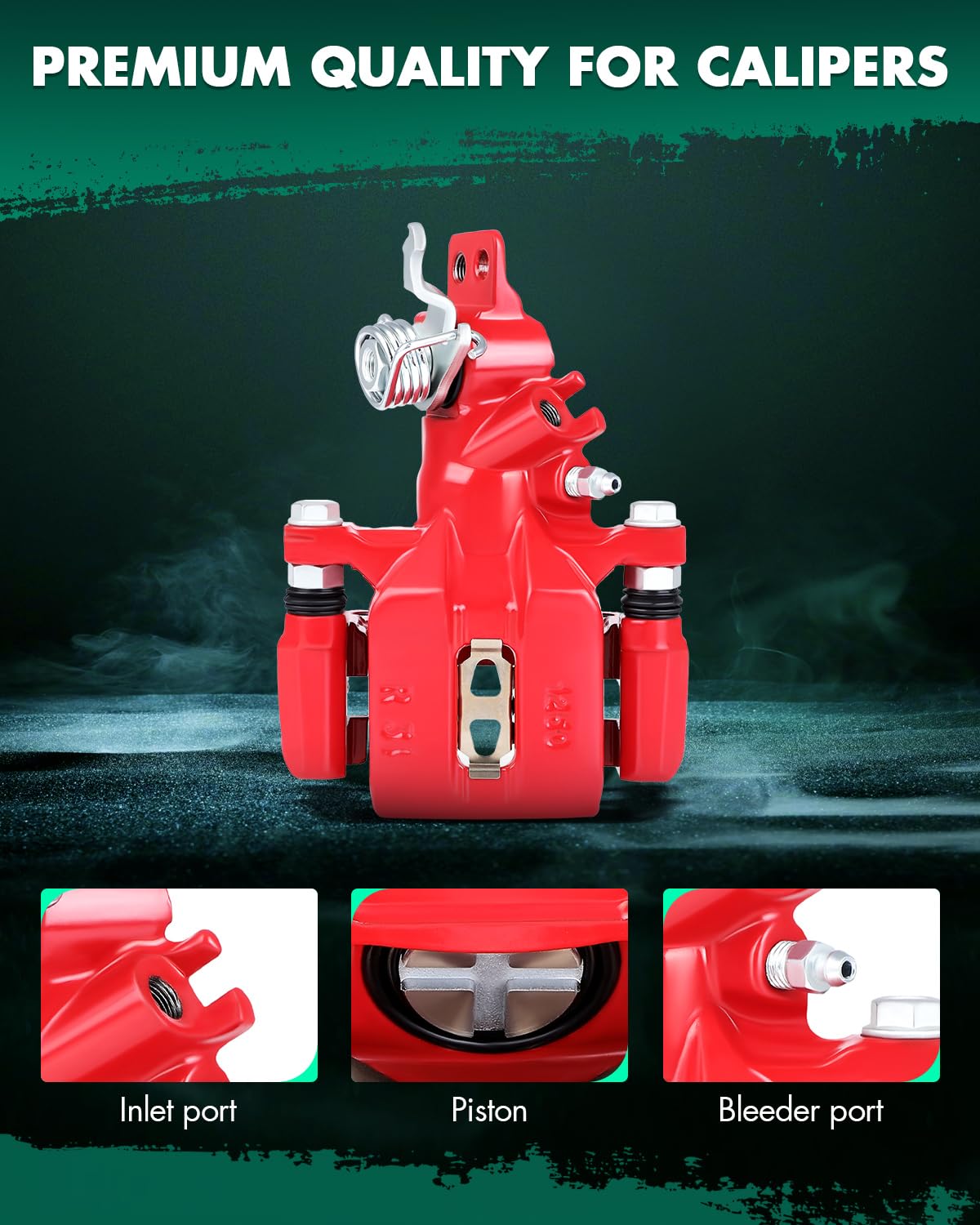 Scitoo 19-B2069 19-B2068 Rear Left & Right Disc Brake Calipers Assembly W/Bracket For Acura For Tsx 2004-2008,For Honda For Acco