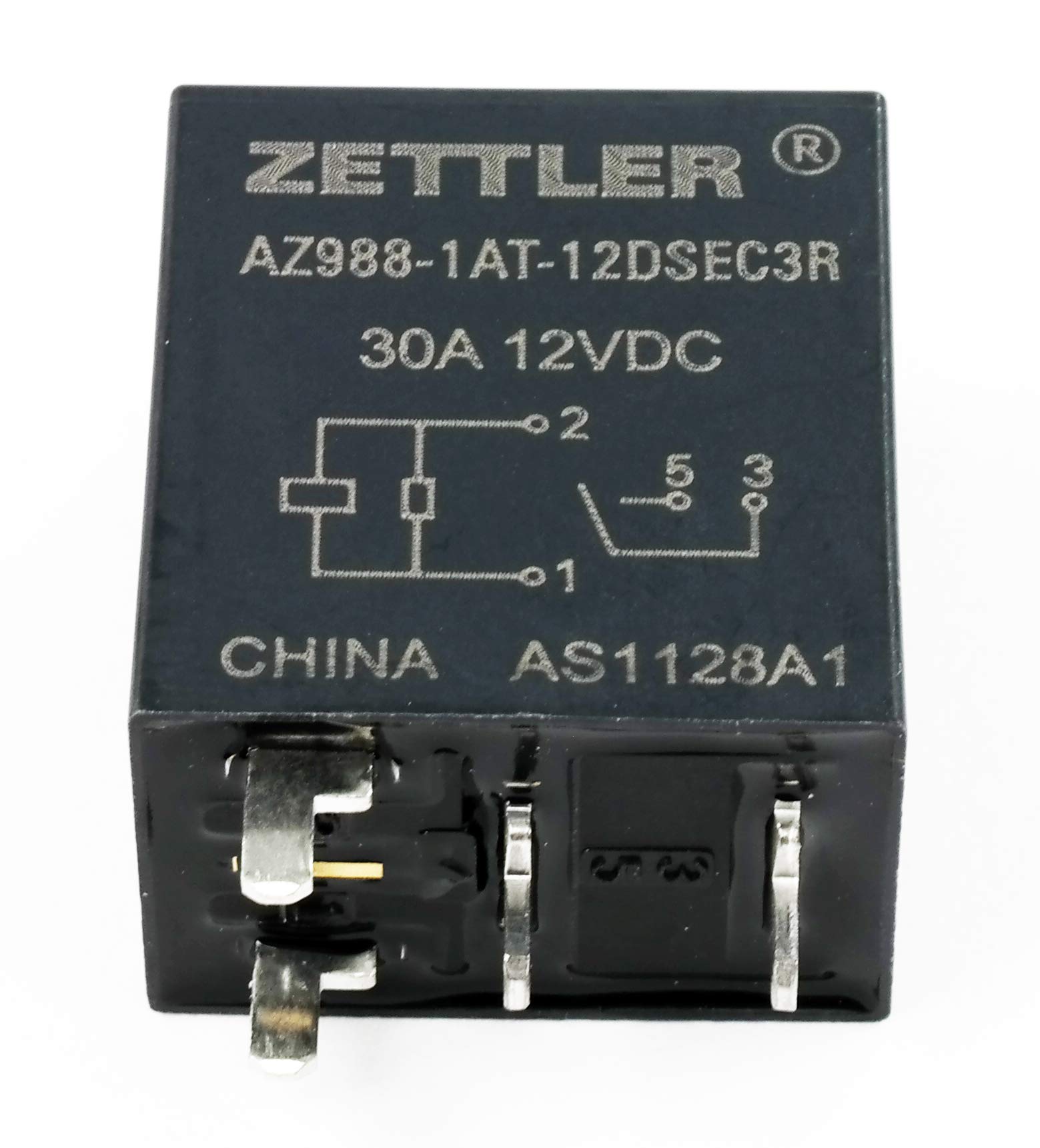 American Zettler Az988-1At-12Dsec3R Az988 Series 30 A Spst 12 Vdc Micro-Iso Pcb Terminal Automotive Relay - 3 Item(S) (3)