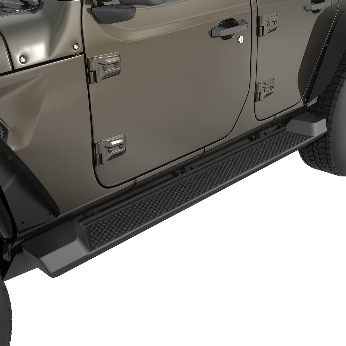 Autosaver88 6 Inches Oe Style Running Boards, Nerf Bars, Side Steps Compatible For 2018-2025 Jeep Wrangler Jl 4-Door Black (Excl