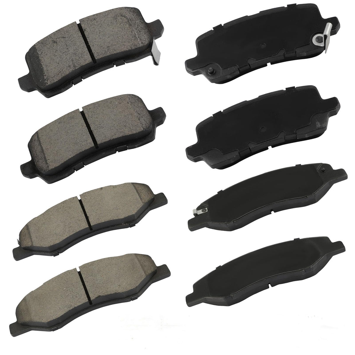 Cciyu D2089 D2372 Front & Rear Ceramic Disc Brake Pads Set W/Hardware Fit For Honda For Odyssey 2021-2023