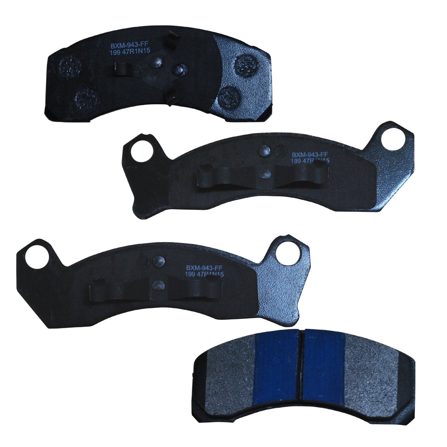Bendix Premium Sbm199 Semi-Metallic Front Brake Pads For Select Models Ford Country Squire,Crown Victoria,Ltd,Ltd Lincoln Contin