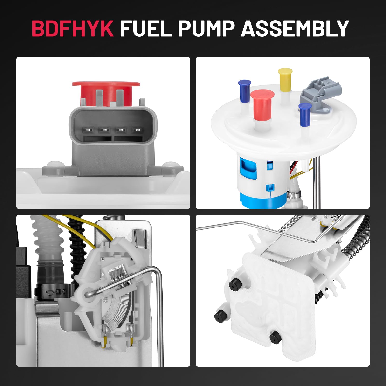 BDFHYK Fuel Pump Module Assembly E2434M Compatible with F-150 V6 4.2L/V8 4.6L/V8 5.4L 2004 2005 2006 2007 2008