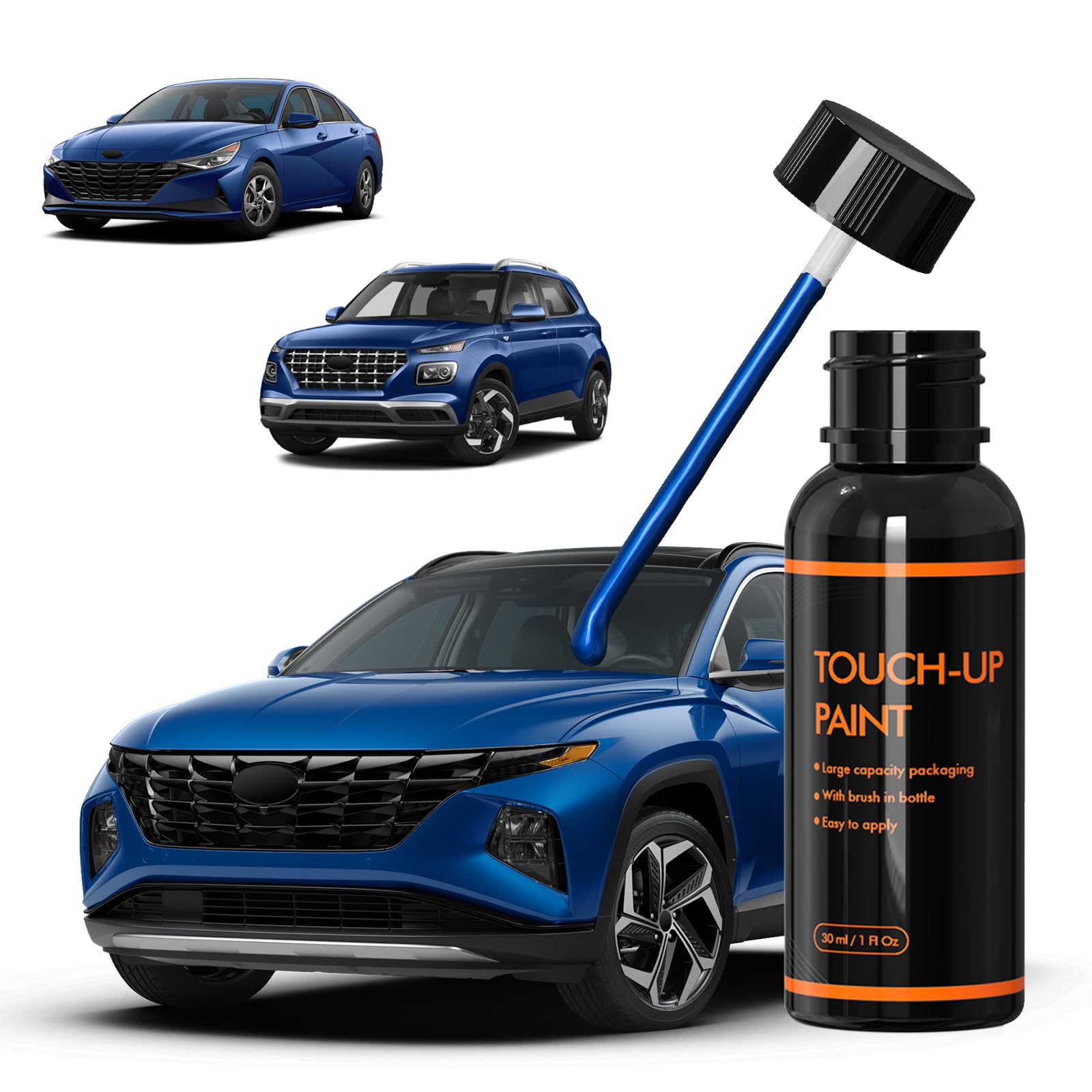 Xtryfun Yp5 Intense Blue Touch Up Paint For Hyundai, Diy Car Paint Scratch Repair Kit, Automotive Paint, Quick & Easy Fix Scratc