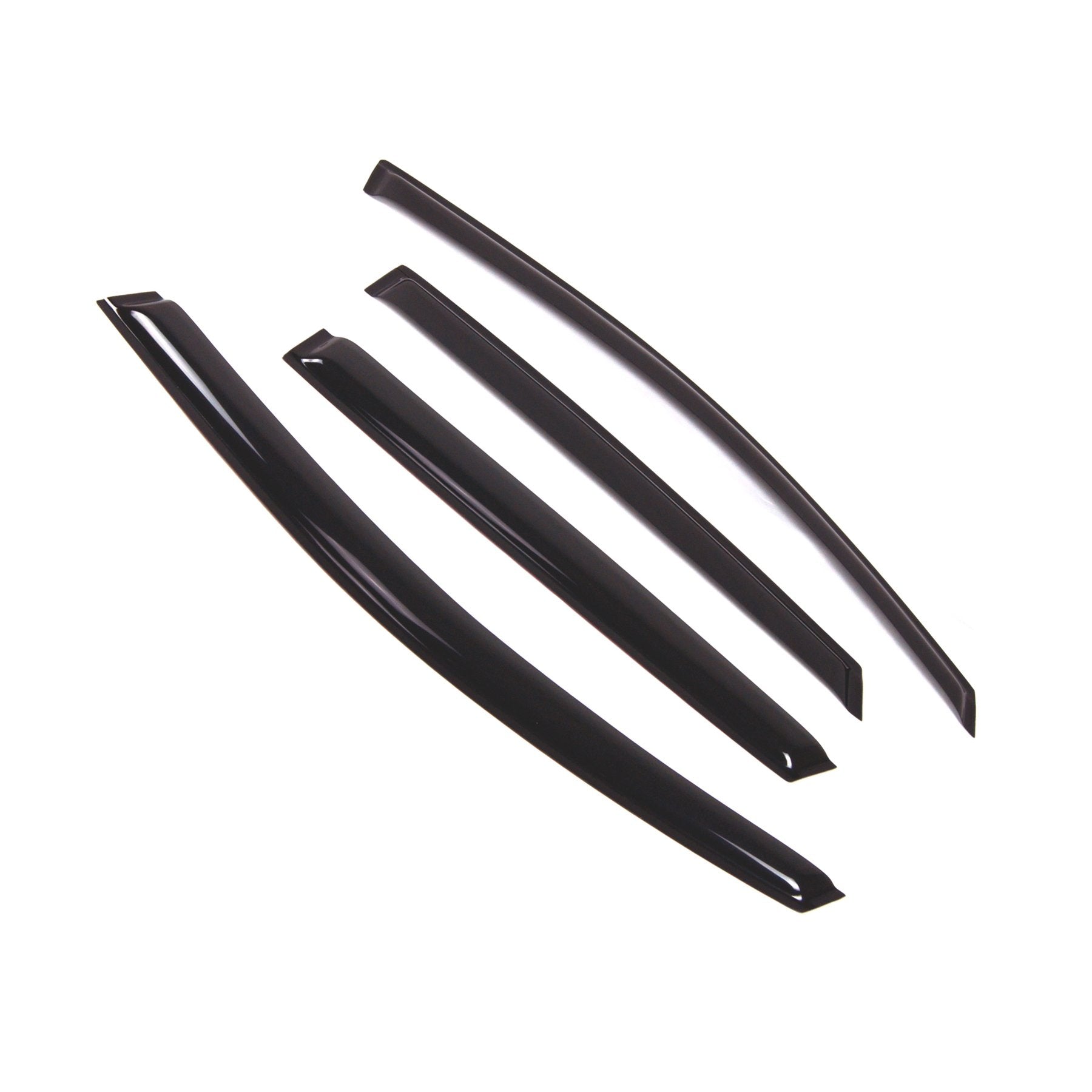 Tuningpros Outside Mount Window Vent Visors Rain Guards Compatible With Toyota Venza 2009-2017 | Side Window Wind Deflectors Rai