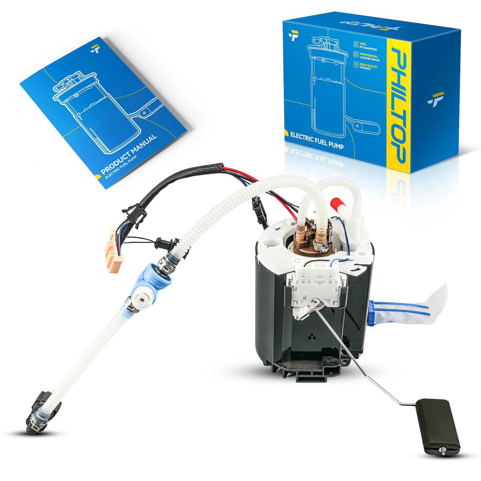 PHILTOP FG1669 Electric Fuel Pump Assembly Fit for XJ 2010-2019, XF 2011-2015, XF 2010 5.0L, XFR 2010-2015, XJR 2014-2017, XFR-S