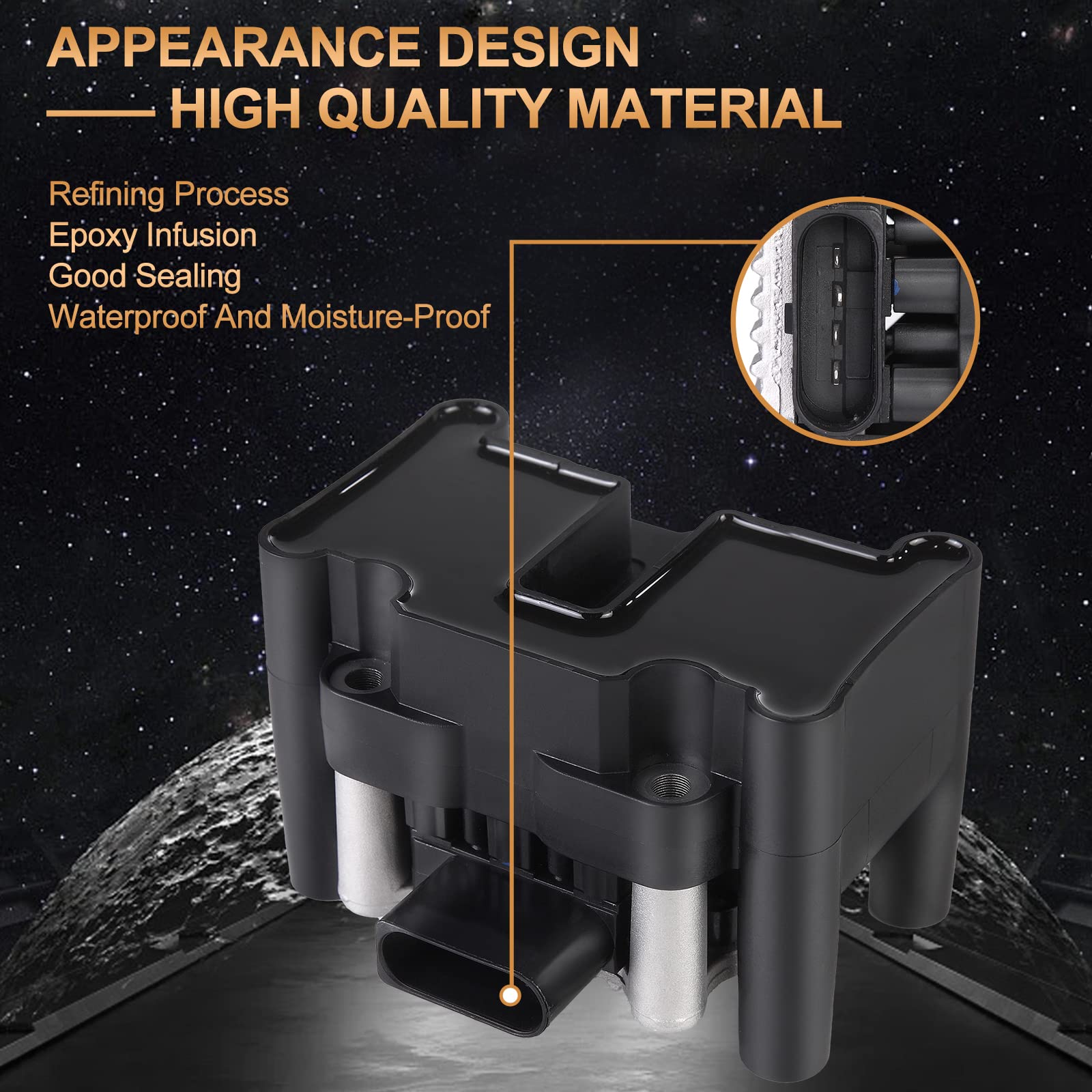 Ignition Coil Pack For Vw Volkswagen Jetta Beetle Golf Clasico Caddy Lupo Nuevo Gol Polo Sportsvan Transporter 1998-2015, For Se